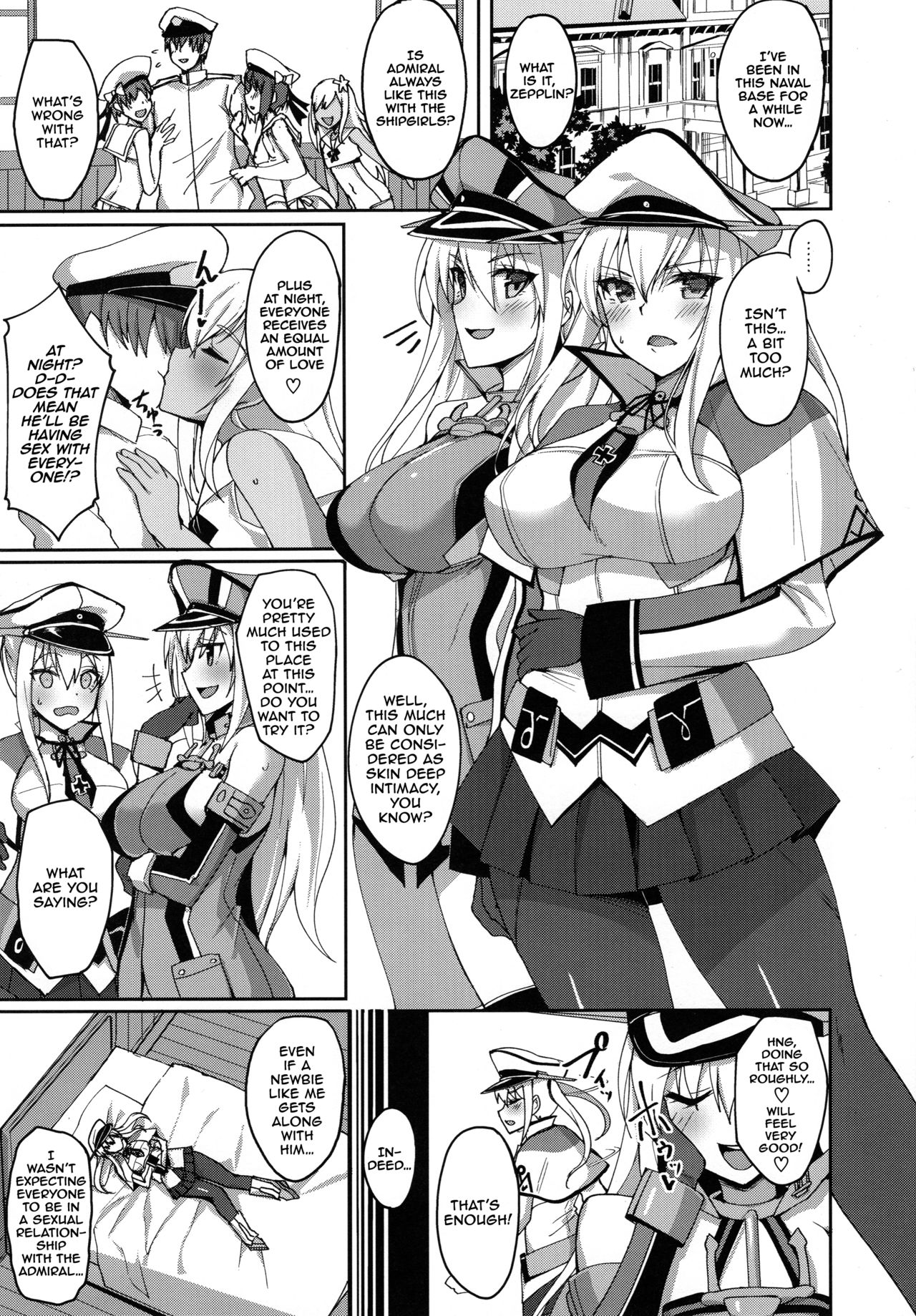 Hajimete no Harem Yasen Seikatsu ~Graf to Doitsu Kanmusu no Baai~ page 4 full