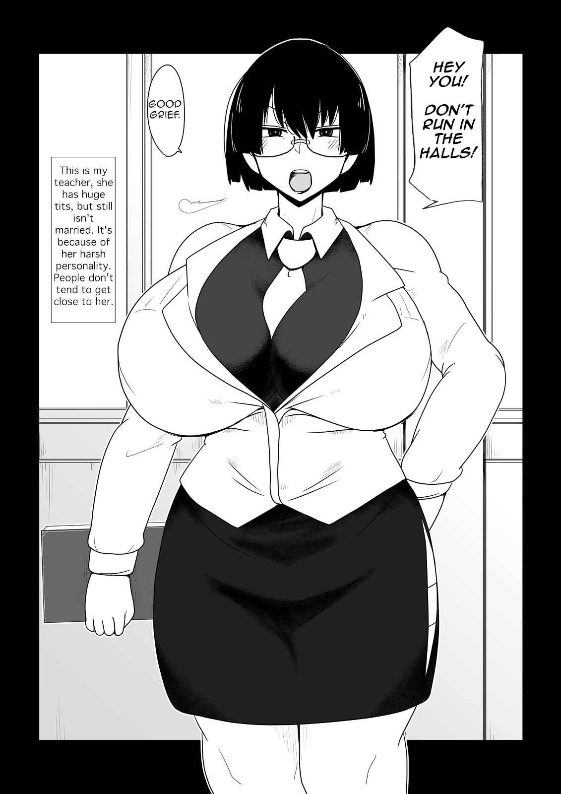 Boku no Iinari Babaa Kyoushi. | Blackmailing My Mature Teacher. page 1 full