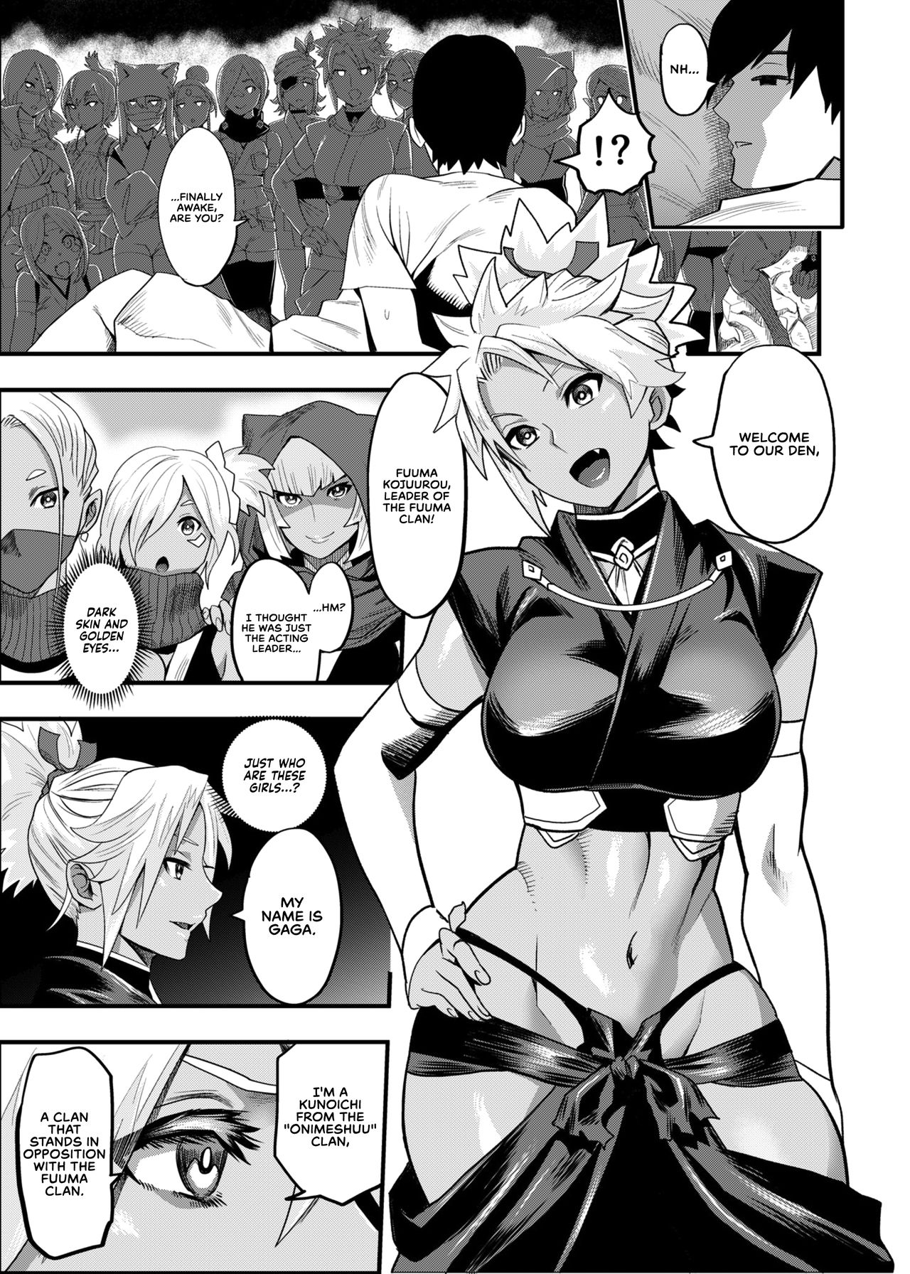 Oideyo! Kunoichi no Sato Ni - Onimeshuu Kunoichi Gaga Shuurai no Maki | Come to the Village of the Kunoichi 2 - Attack of Gaga the Onimeshuu Kunoichi page 8 full