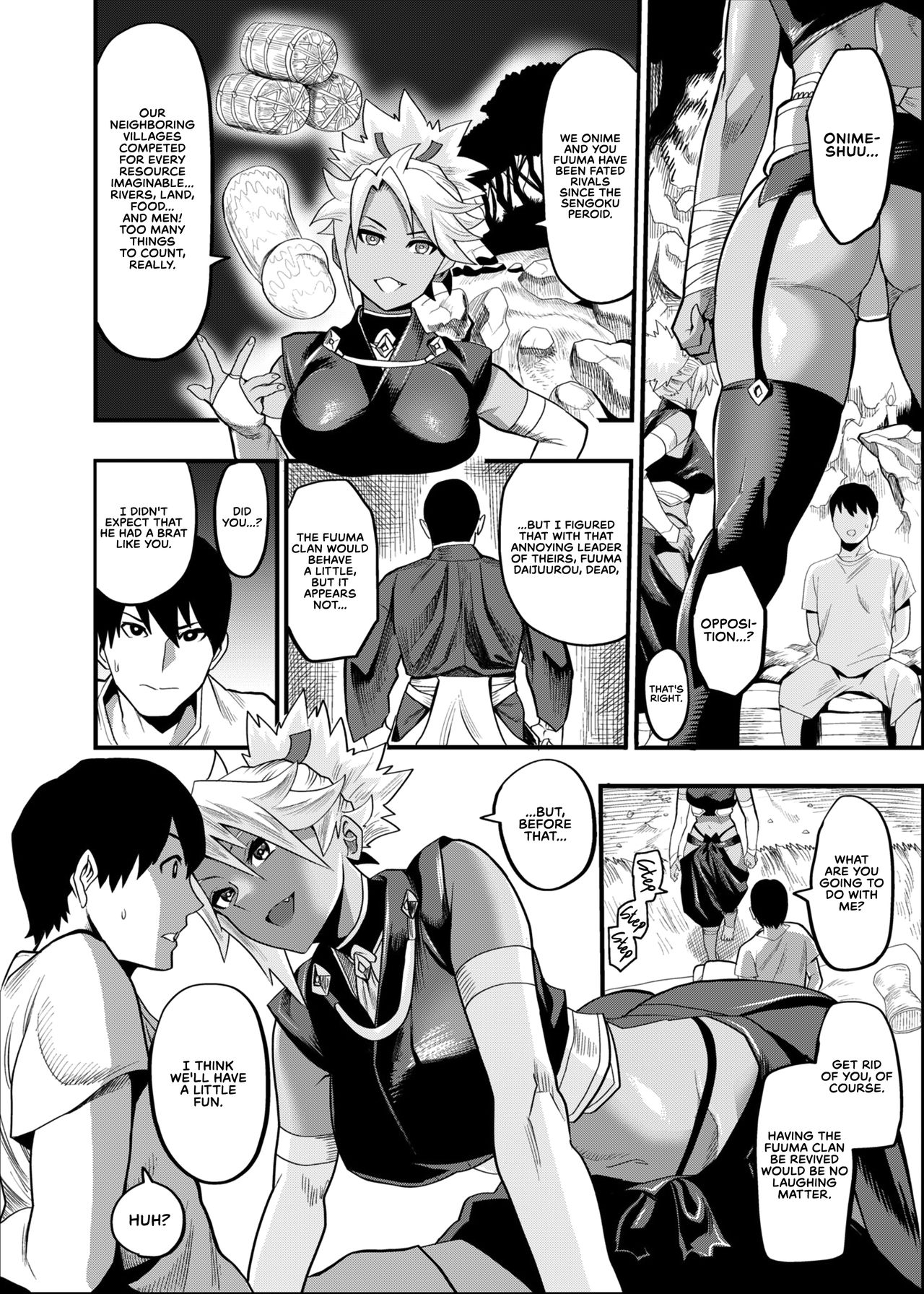 Oideyo! Kunoichi no Sato Ni - Onimeshuu Kunoichi Gaga Shuurai no Maki | Come to the Village of the Kunoichi 2 - Attack of Gaga the Onimeshuu Kunoichi page 9 full