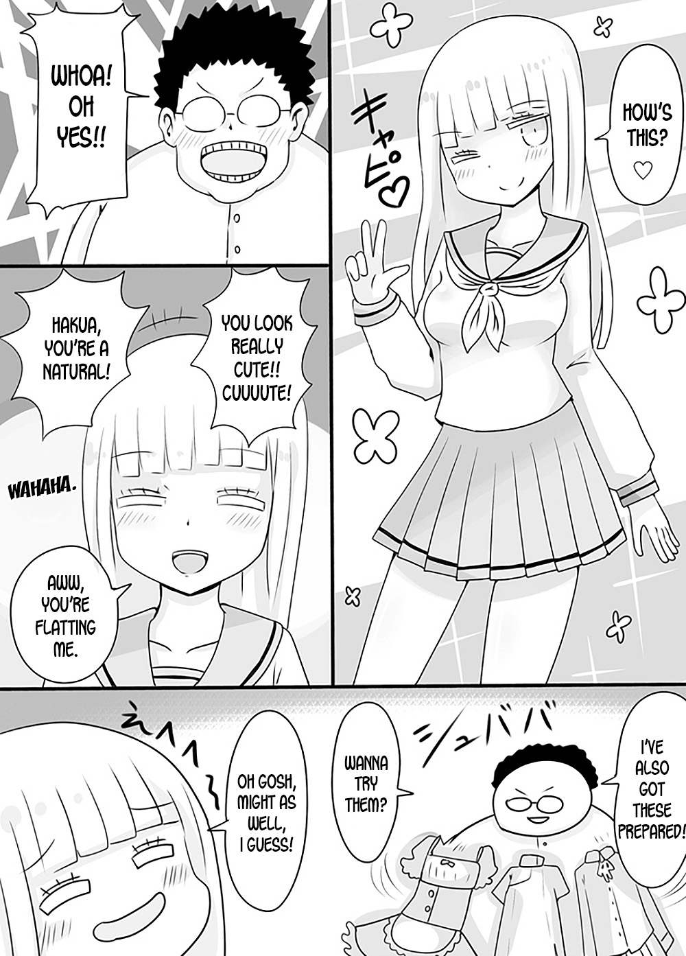 Shiraga no Danshi Koukousei ga Akuyuu ni Hamerarete Ayashii Kusuri o Nomasaretara Nyotaika Shite Shimattakeredo Nashikuzushi-teki ni SEX suru Funiki ni Natte Iru. page 9 full