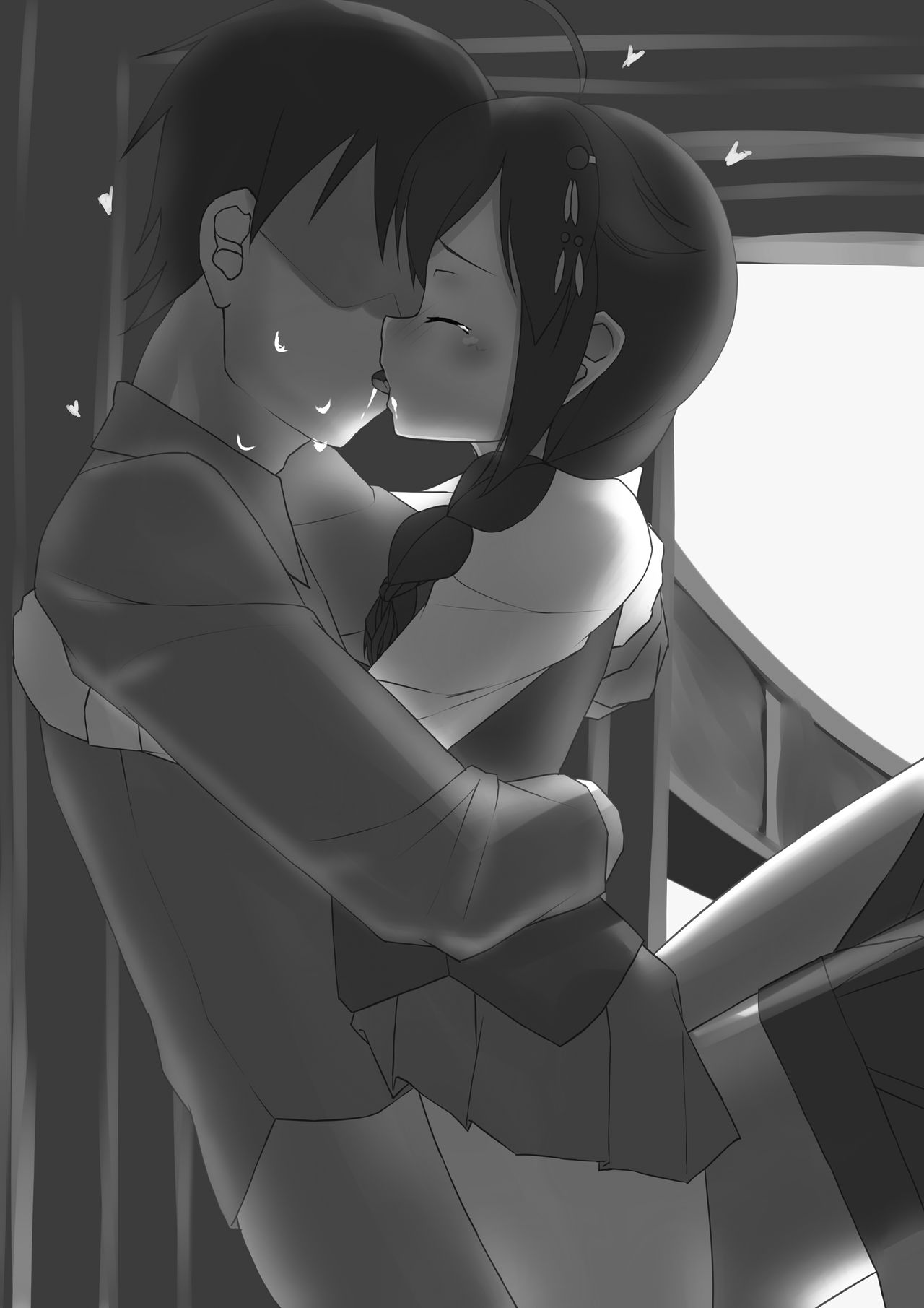 Kawaii Shigure to Acchi Kocchi de Icha Love Ecchi Suru Hon Sashie page 3 full