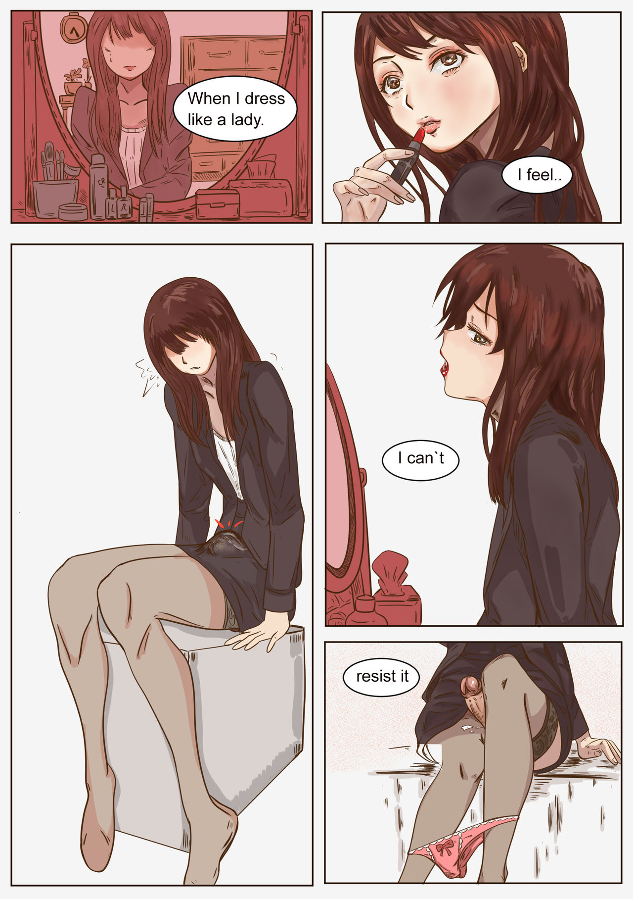 Crossdressing story : 女装生活 page 4 full