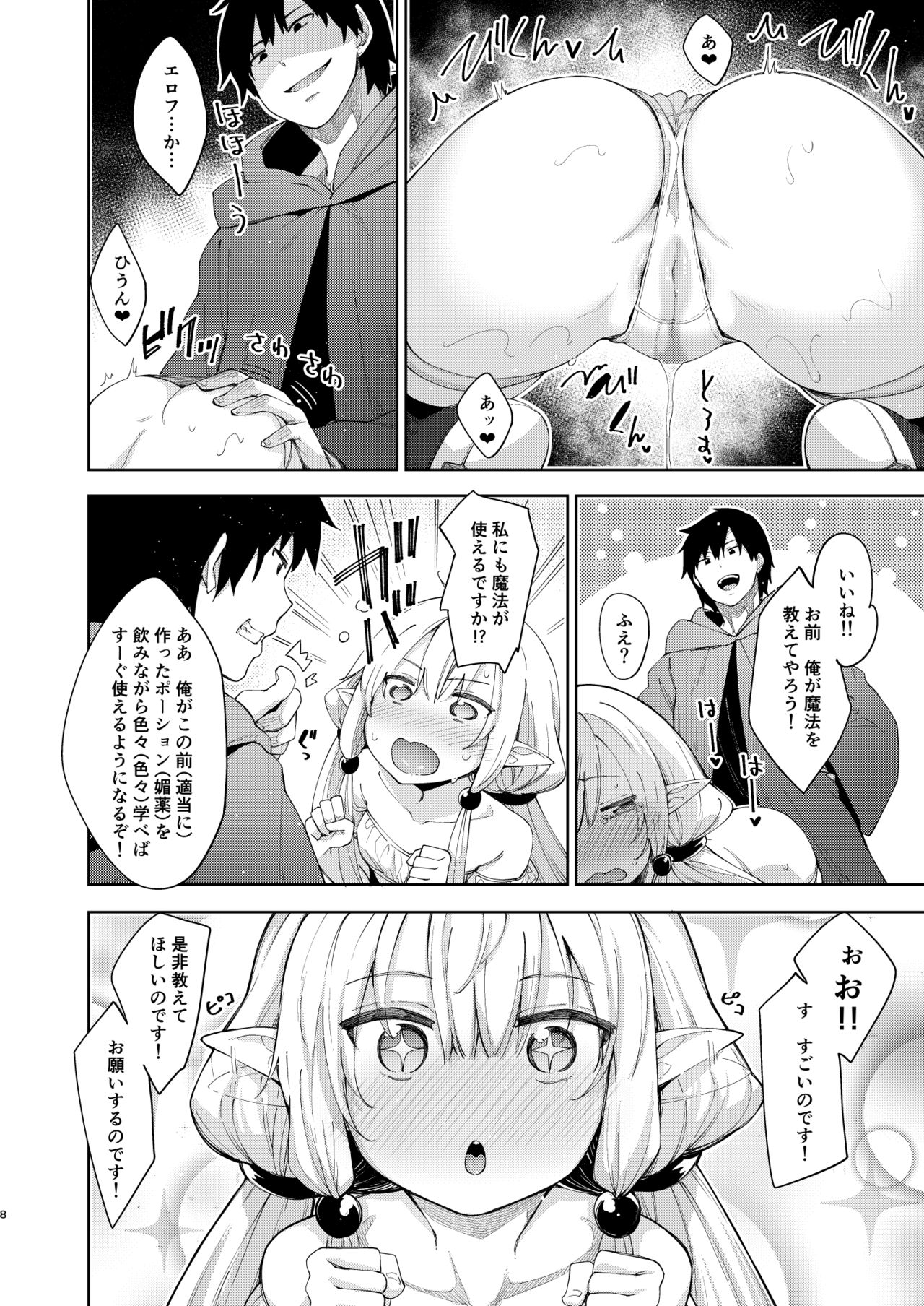 Isekai Kita no de Mahou o Sukebe na Koto ni Riyou Shiyou to Omou II page 7 full