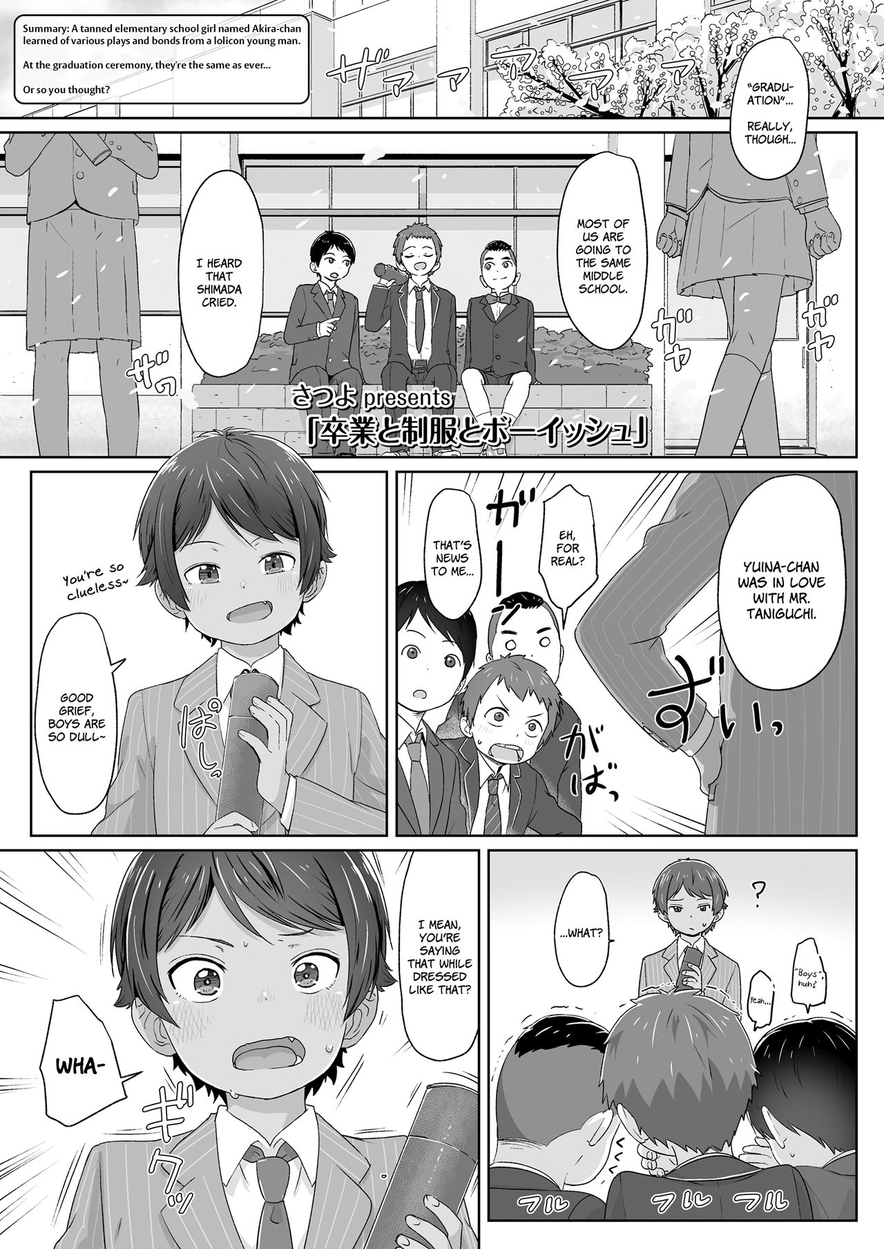 Sotsugyou to Seifuku to Boyish | Graduation & Uniform & Boyish page 1 full