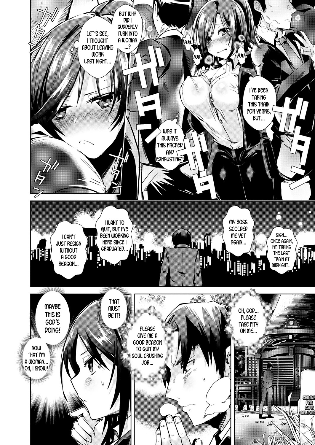 Nerae! Nyotaika Kotobukitaisya | Let's Aim For It! Turn into a Woman, Get Married and Resign from Work! page 2 full