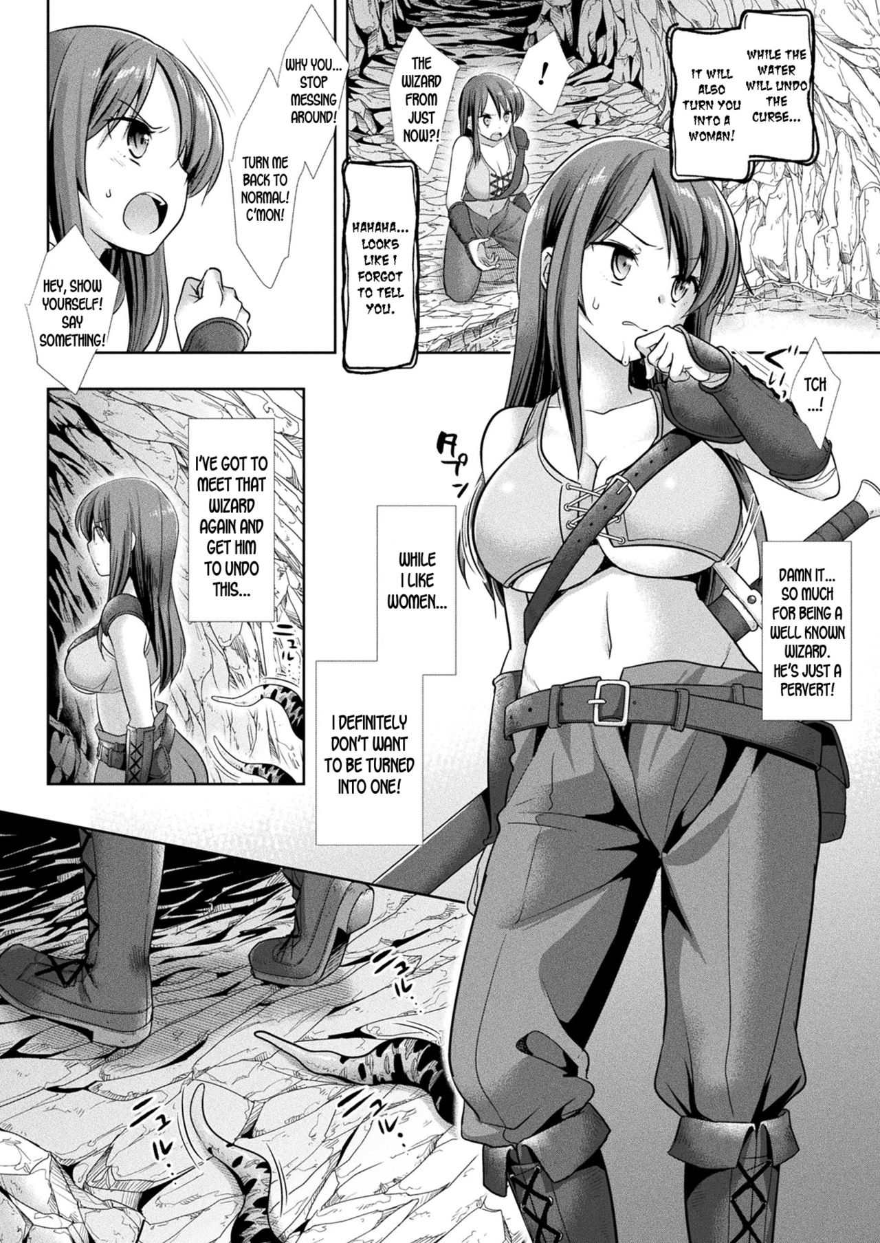 Nyotaika no Wana ni Ochiru Mahou Kenshi | A Magical Swordman Who Fell Into  a Gender Swap Trap - Page 2 » nhentai