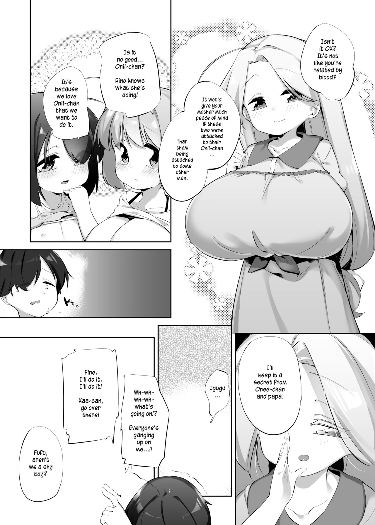 Imouto ni Hasamarete Shiawase Desho? | Between Sisters, Are You Happy? page 10 full