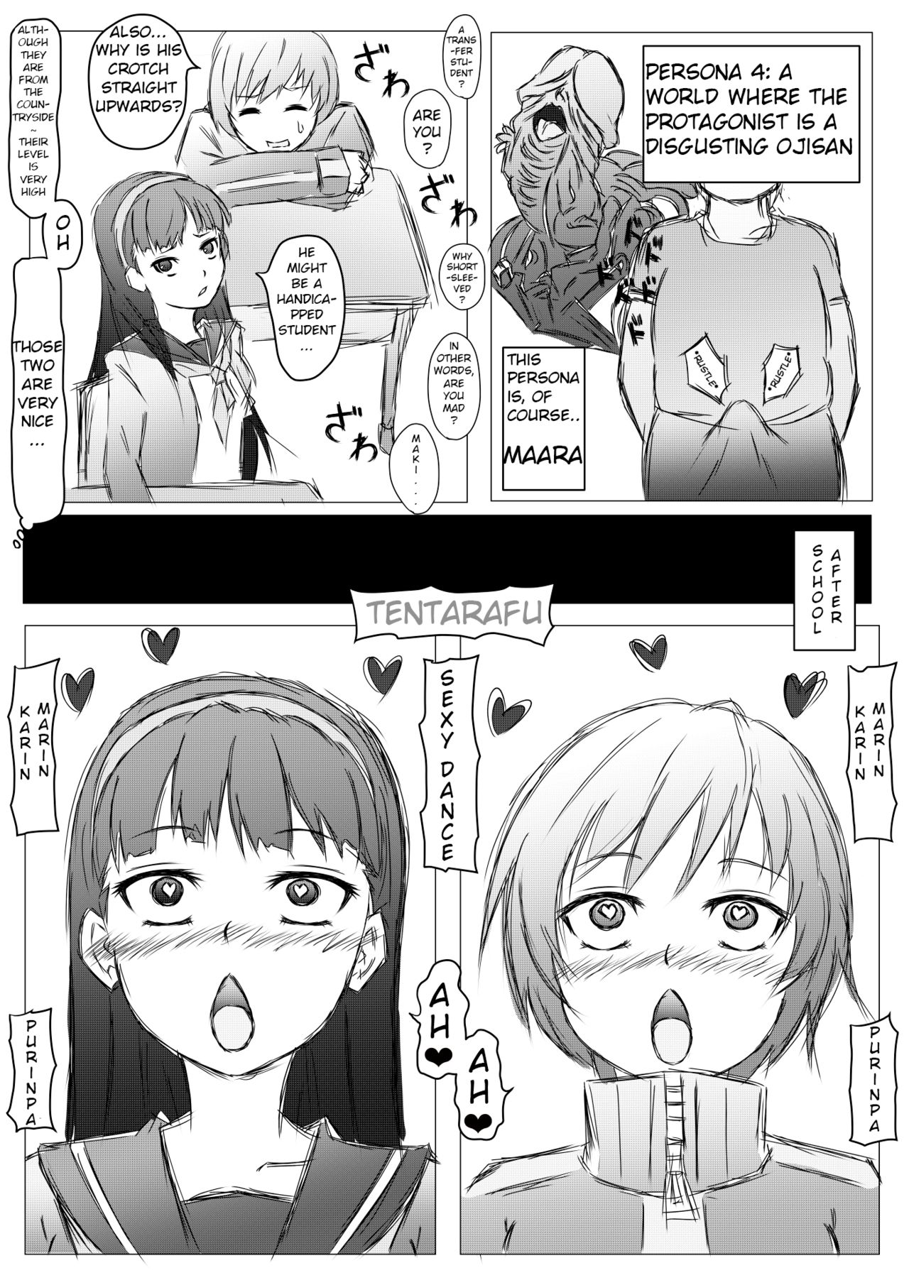 Persona 4 no Shujinkou ga Kuzu no Ossan to Iu Sekai page 1 full