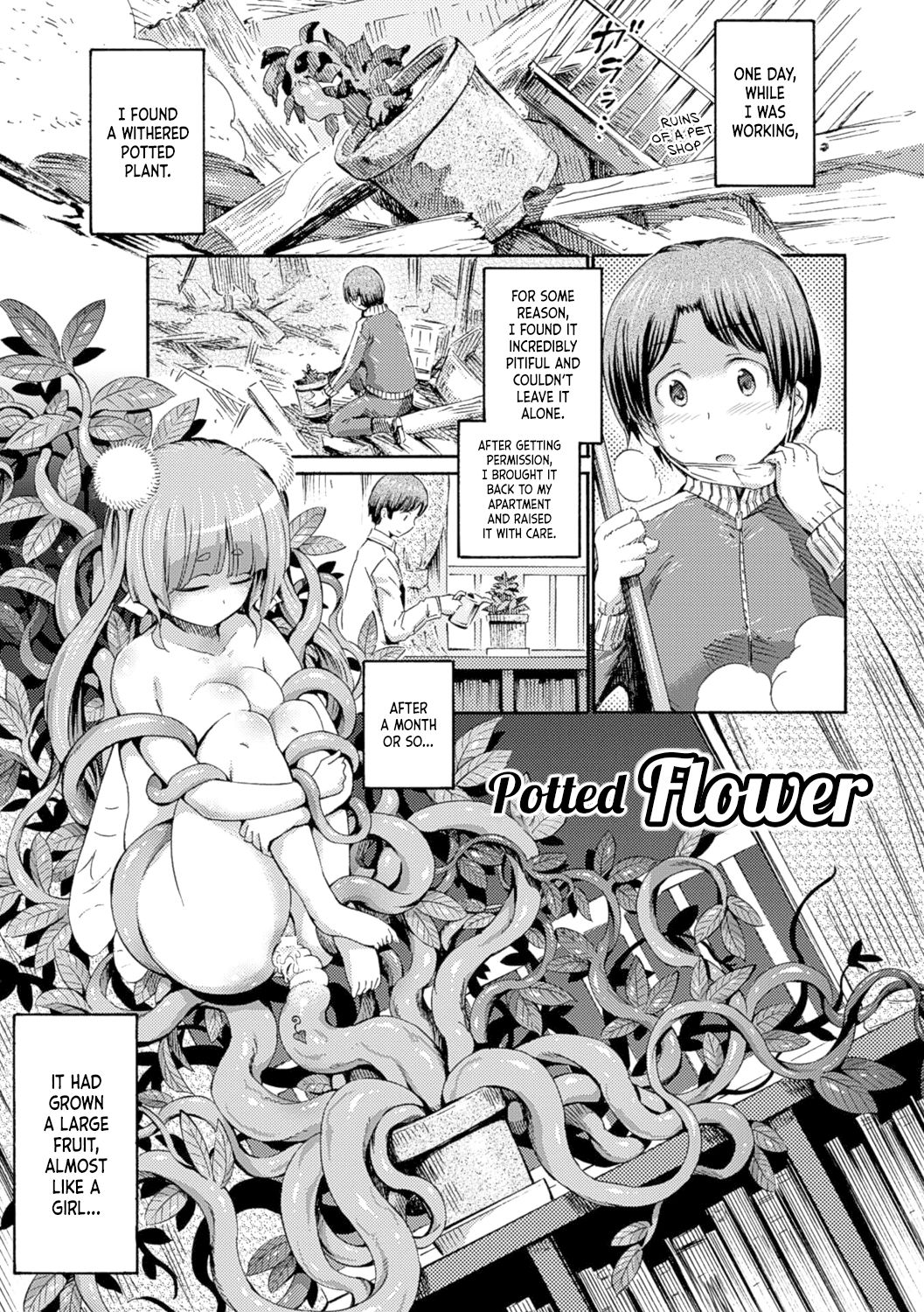 Hachi no Ue no Flower | Potted Flower page 1 full