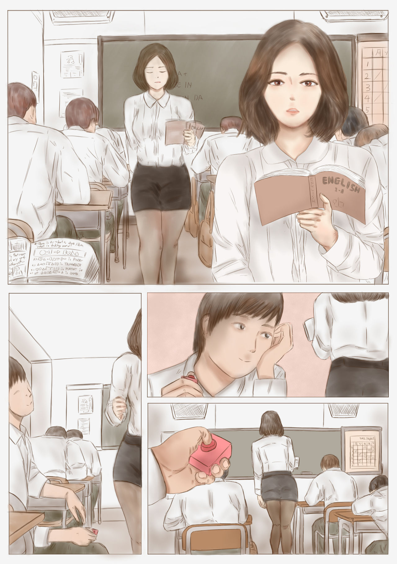 oh! cute crossdressing teacher! page 1 full
