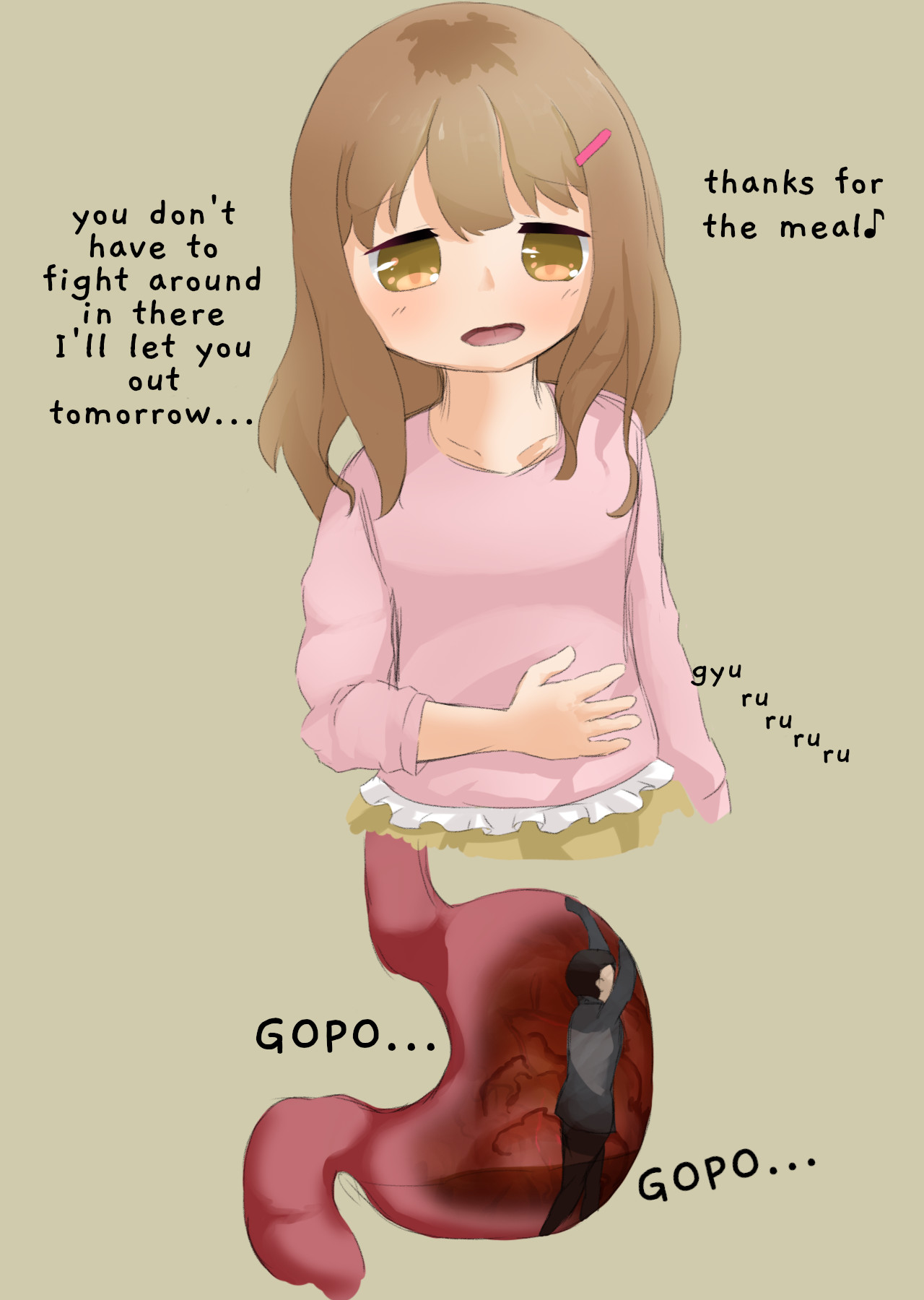 onna no ko ni marunomi sarete shouka sareru page 3 full