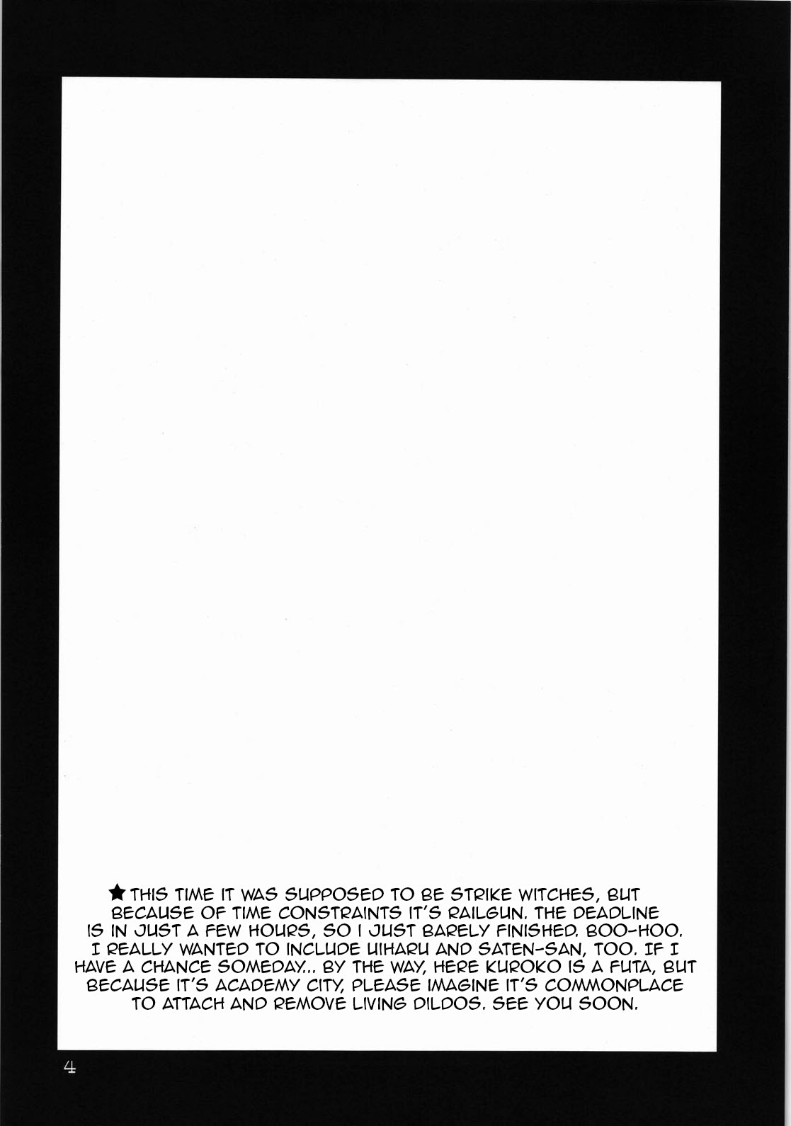 Oneesama, Kore ga Level 4 Teleporter Shirai Kuroko no Sokojikara desuno!- Onee-sama, This is the Level 4 Teleporter Shirai Kuroko's Real Strength! page 3 full