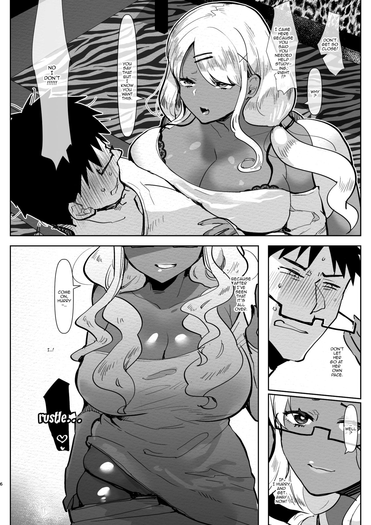 Futanari Kyokon Kuro Gal Kanojo to Benkyou Oheya Date da to Omottara Soku Onaho Atsukai Fukujuu Gyaku Anal nante... | What I Thought Was Going To Be A Study Date page 5 full