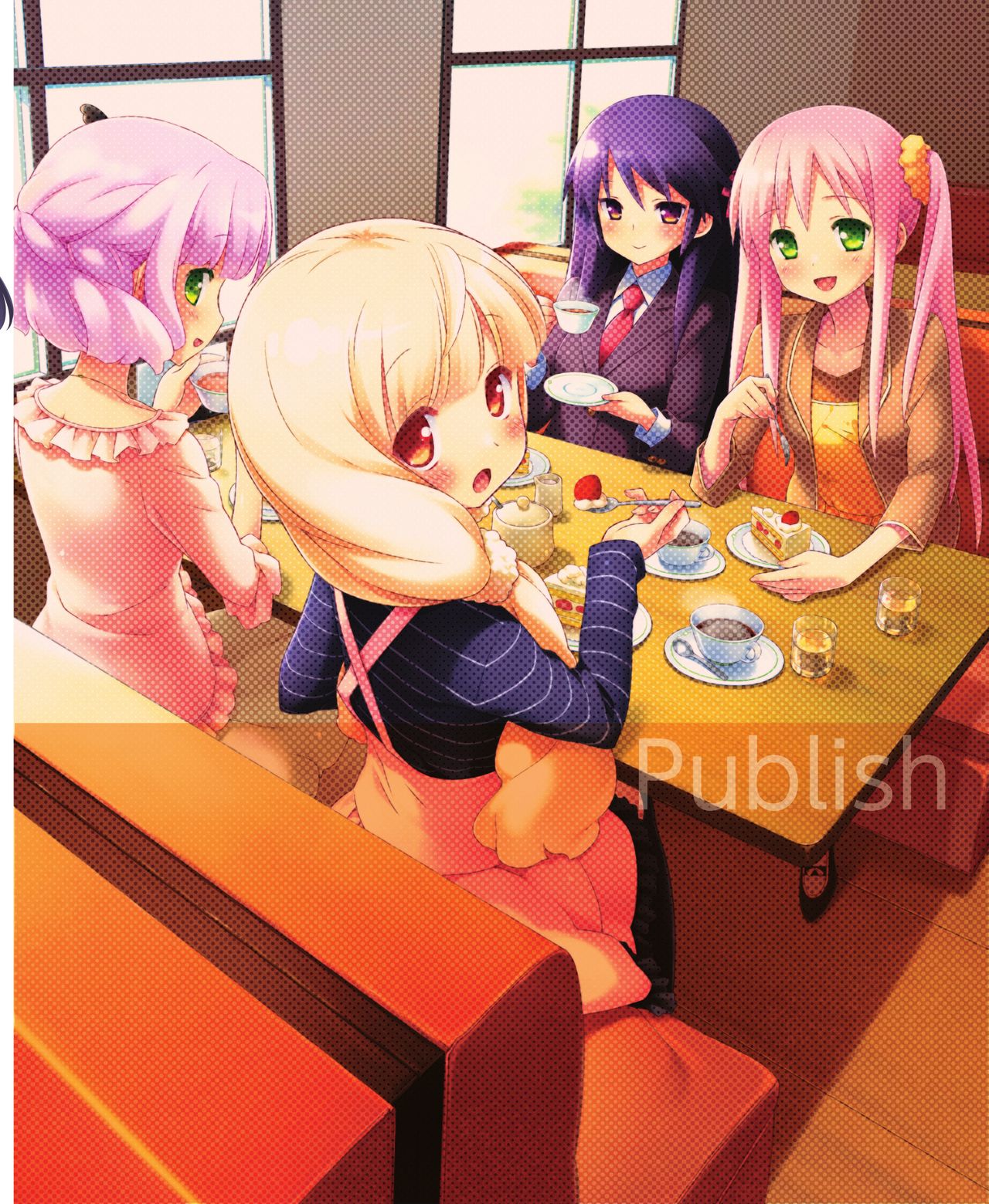 CAFE SOURIRE VISUAL FANBOOK page 8 full