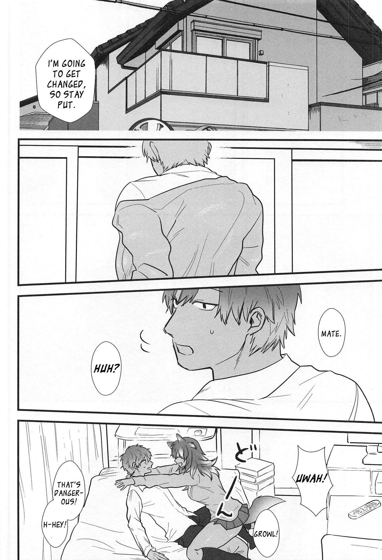 Kanojo ga Nihon Ookami no Baai. page 6 full