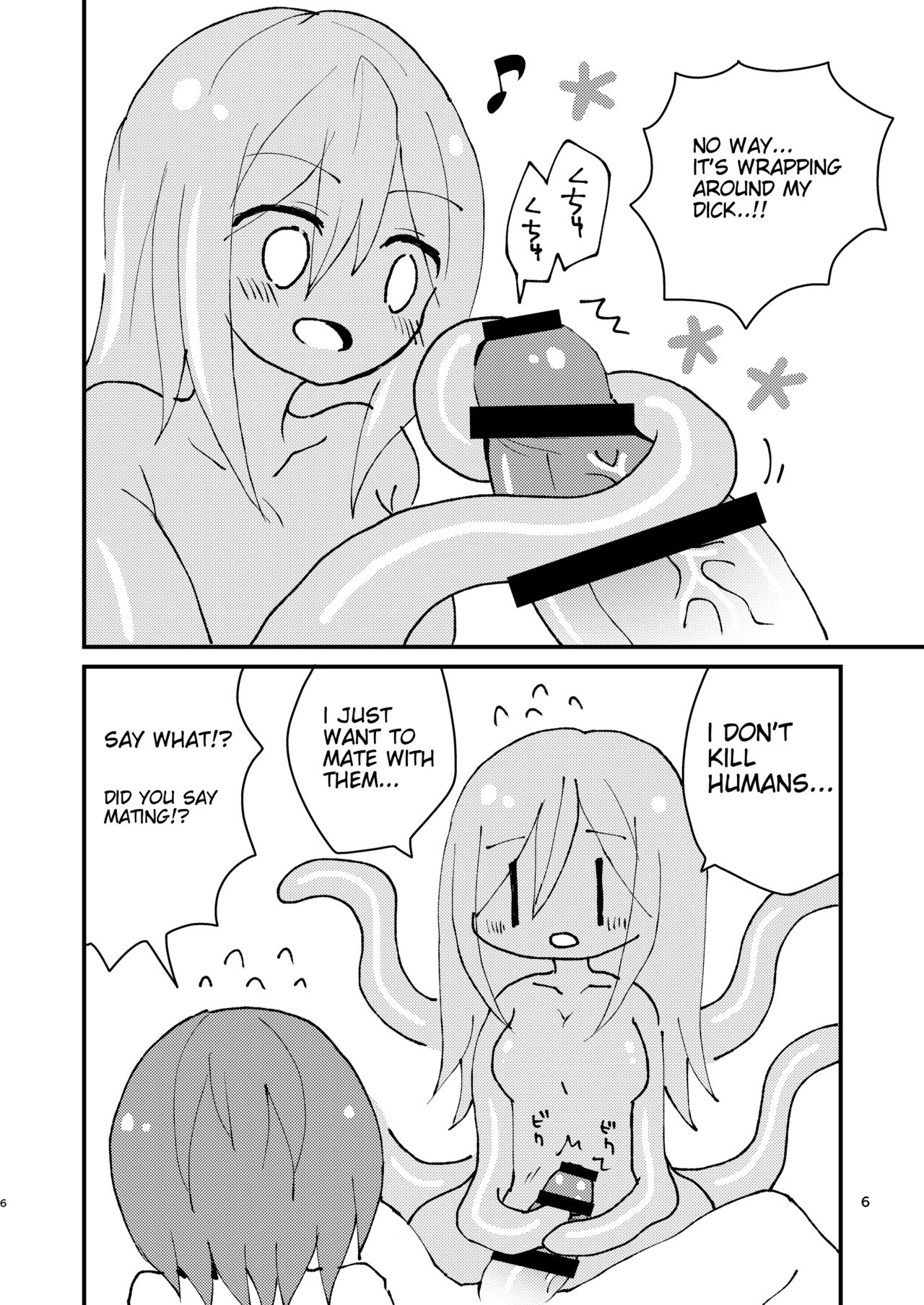 Shokushu-chan to Futanari-chan | Tentacle-chan and Futanari-chan page 6 full