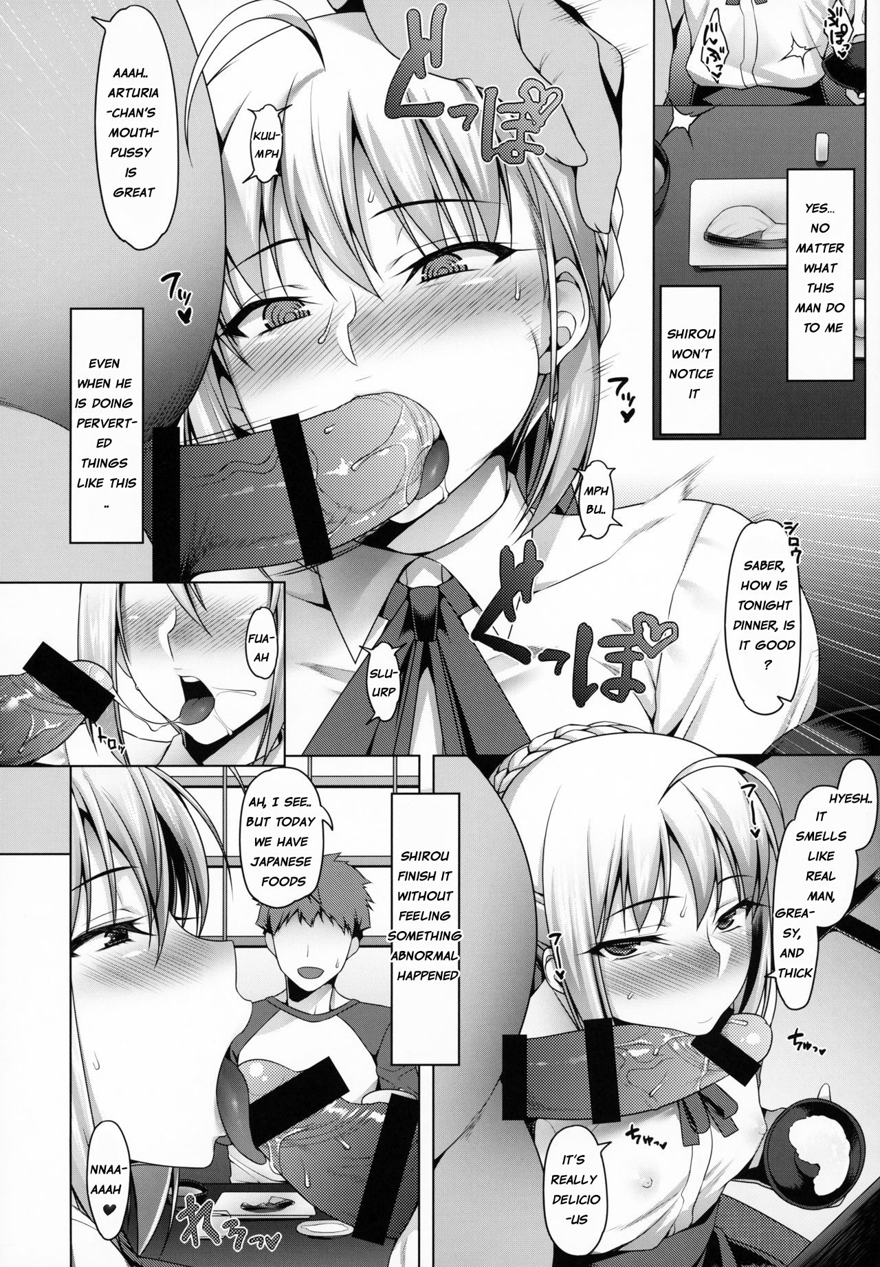 Emiya-ke Futei Koukou Ryouiki Ni ~Kishiou Arturia Pendragon no Baai~ page 7 full