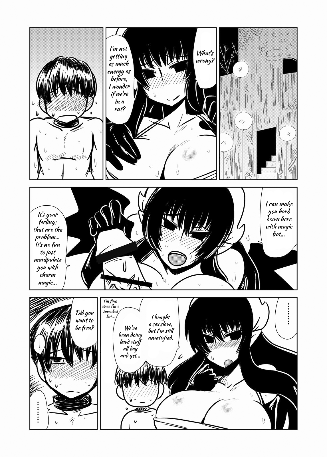 Succubus-san to Seidorei | Succubus and Sex Slave page 5 full