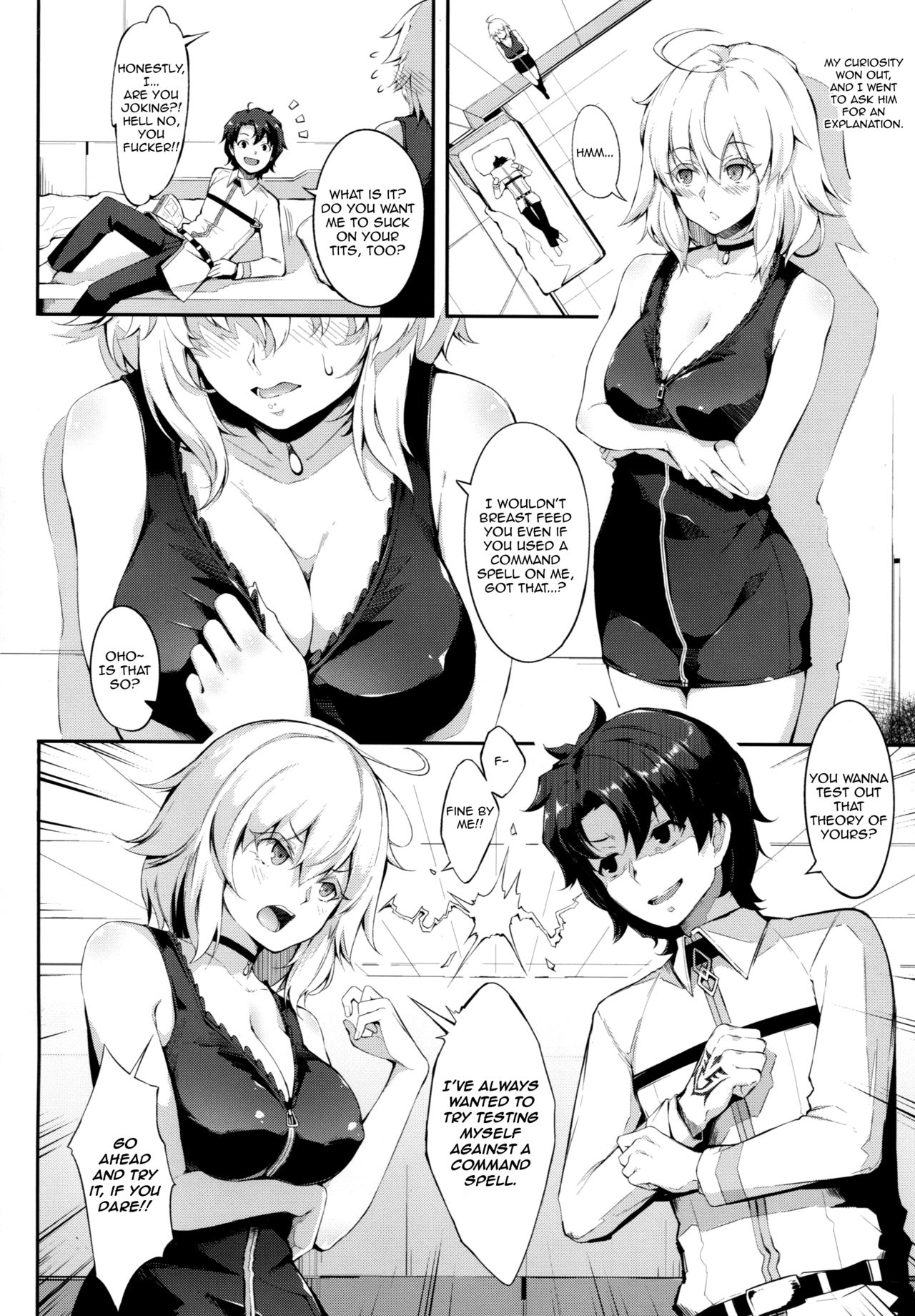 Watashi wa Reiju nanka ni Makenaishi Zettai Bonyuu mo Dasanai!! | I Won't Lose to a Command Spell, and I Definitely Won't Squirt Out Breast Milk!! page 3 full