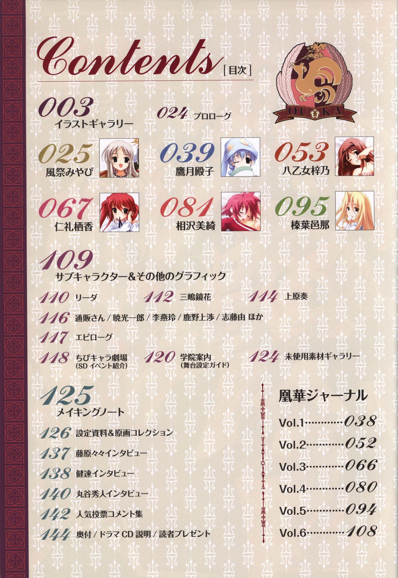 Haruka ni Aogi, Uruwashi no Visual Fanbook page 2 full