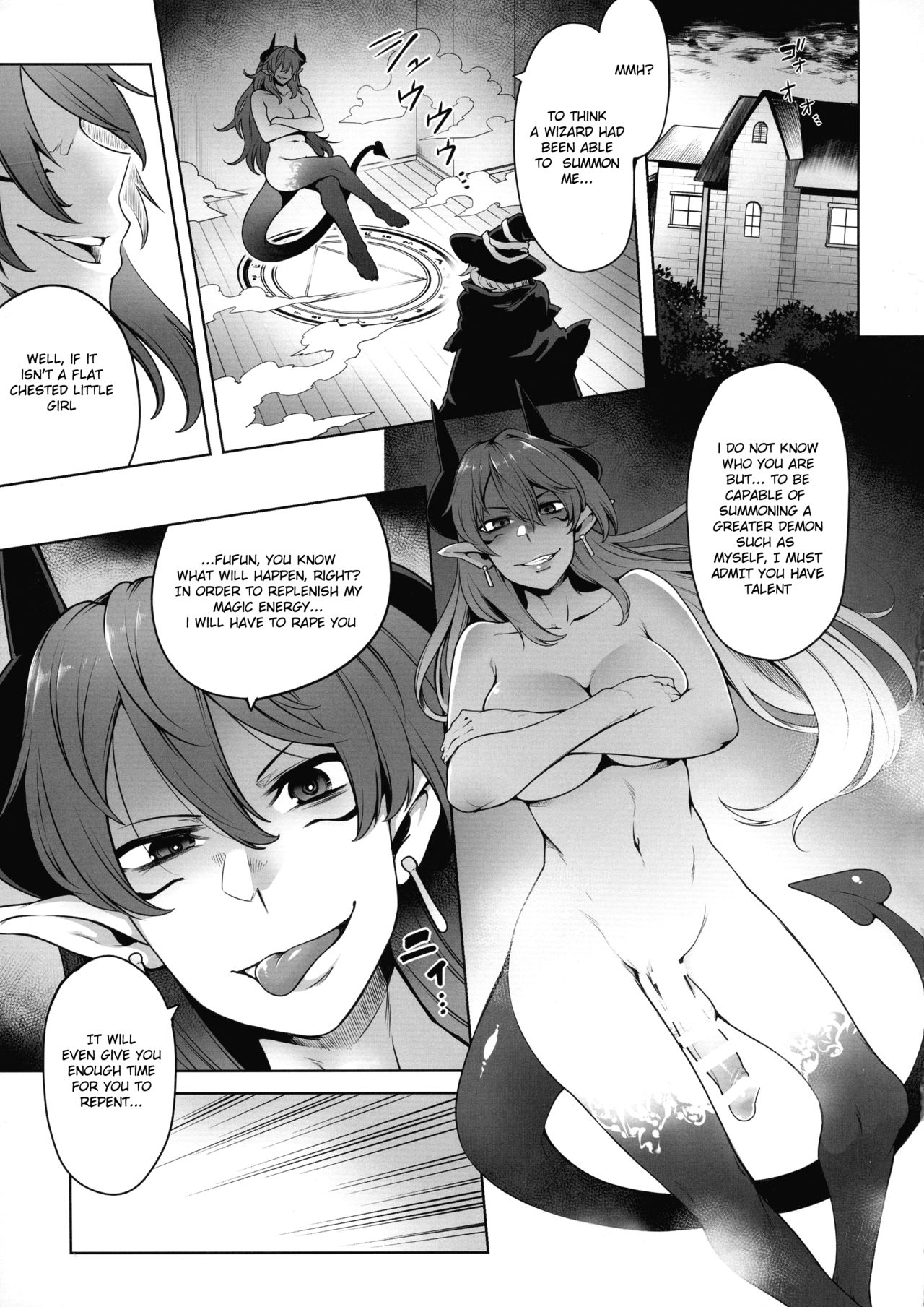 Futanari Akuma no Shachiku Seikatsu page 3 full