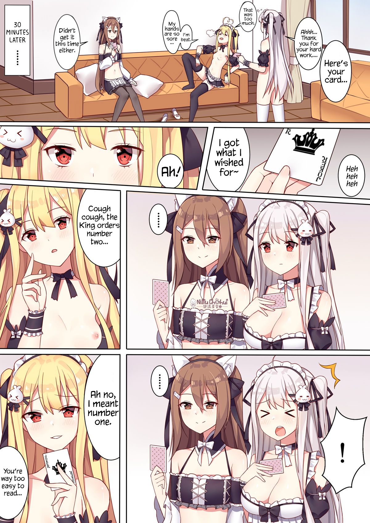 Girls and the King's Tea Party page 7 full