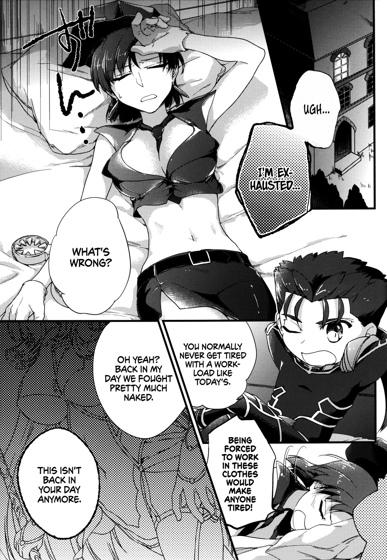 Chiisai Lancer ga Bazett-san node Ookiku Naru | Little Lancer turns huge because of Bazett-san page 3 full