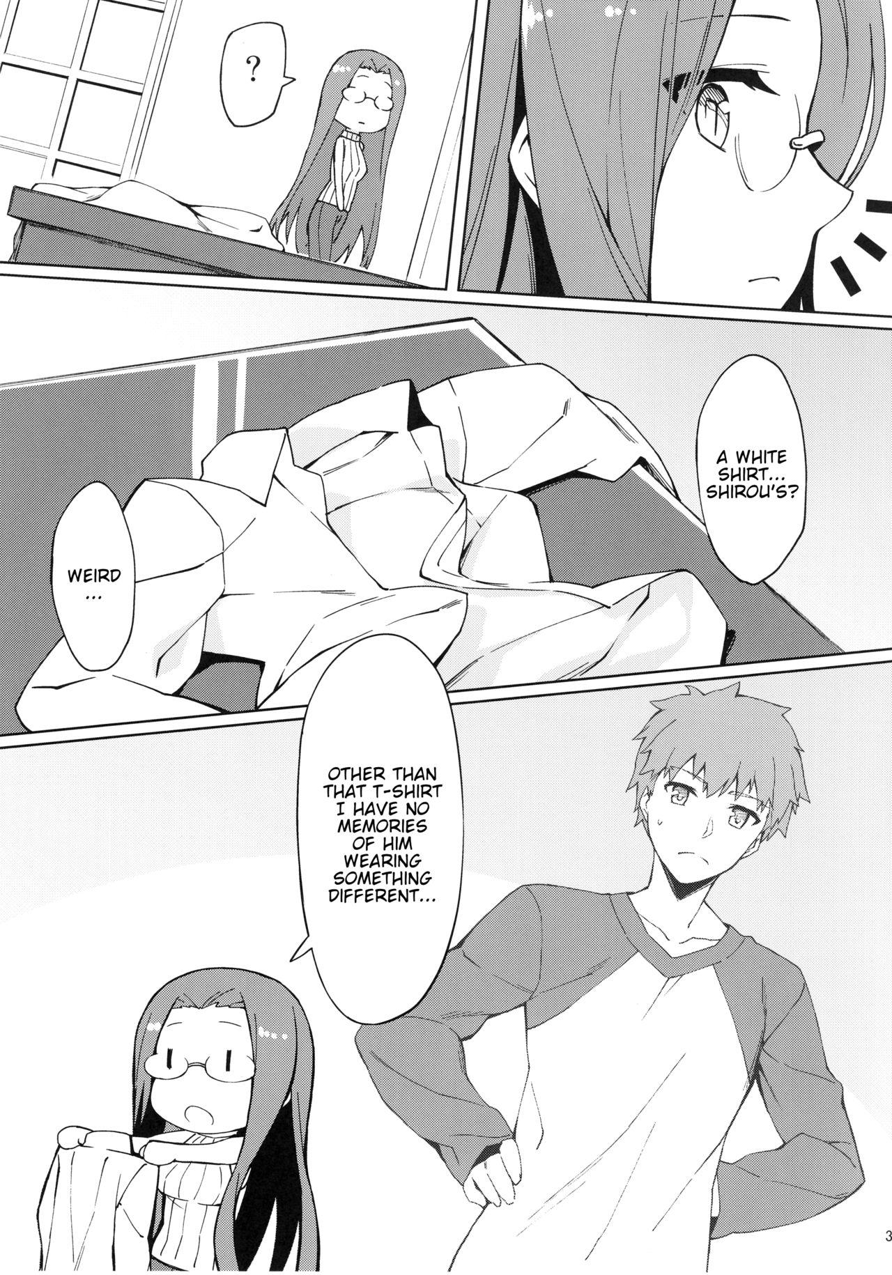 Rider-san to Hadawai. | Rider and naked white shirt. page 4 full