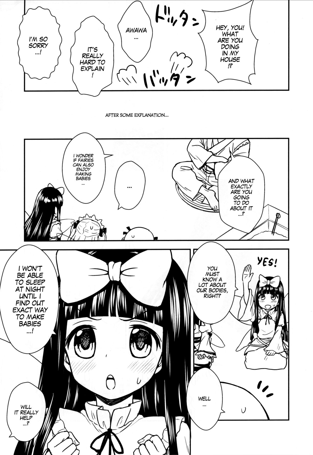 Sanyousei to Obenkyoukai | Learning With Three Fairies page 4 full