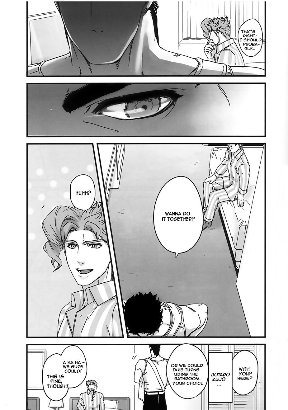 Doushitsuji, Yaya Issen o Koete Shimatta Senyu to Koibito Doushi ni naru Houhou | How We Kind of Crossed a Line When We Shared a Room and Turned from Comrades to Lovers page 4 full