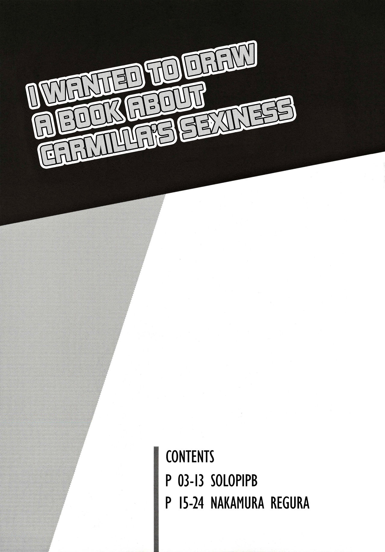 Carmilla-san no Ecchi na no ga Kakitakatta Hon | I Wanted To Draw A Book About Carmilla's Sexiness   =The Lost Light= page 2 full