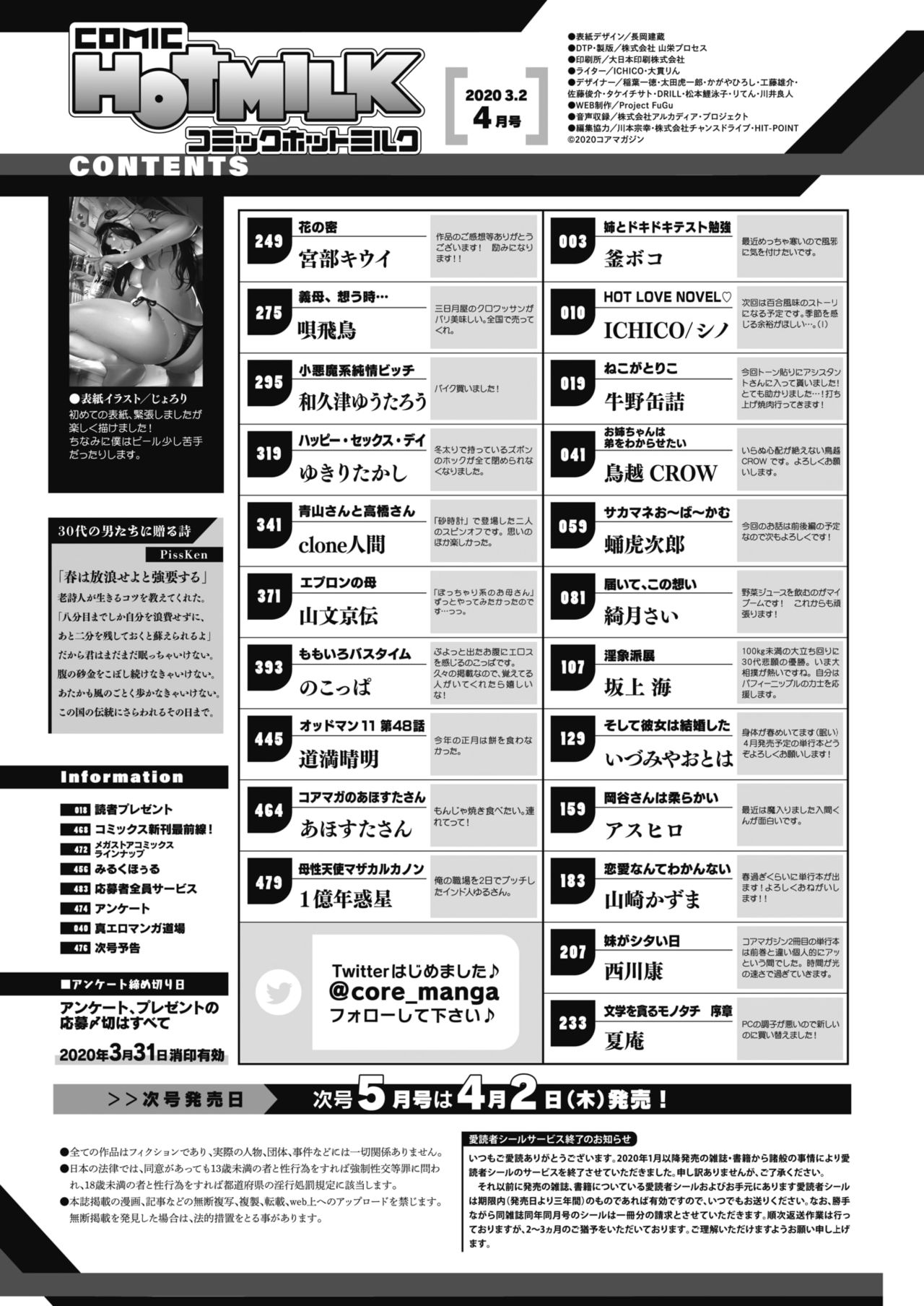 COMIC HOTMILK 2020-04 page 2 full