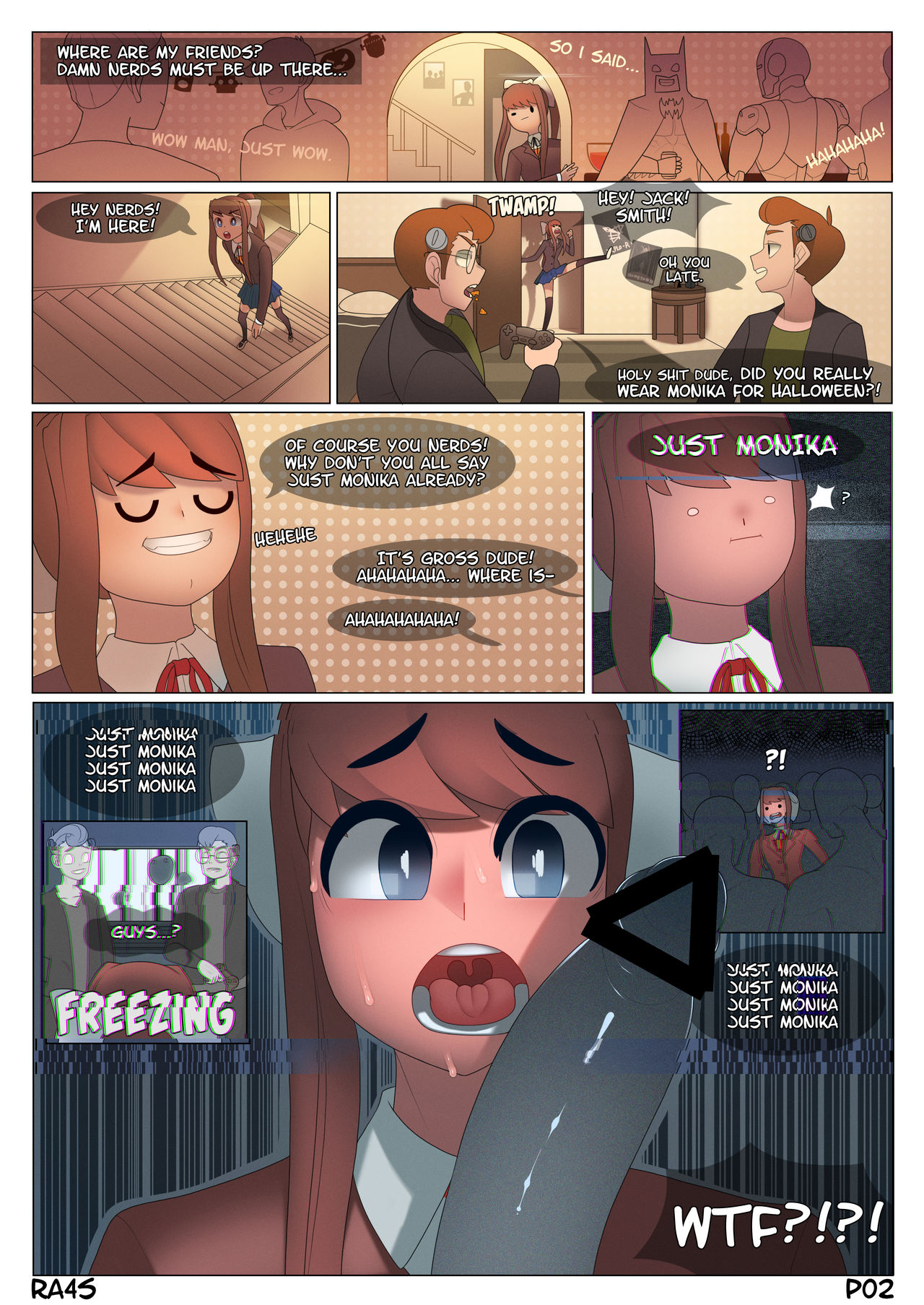 Just Monika! Short Comic page 2 full