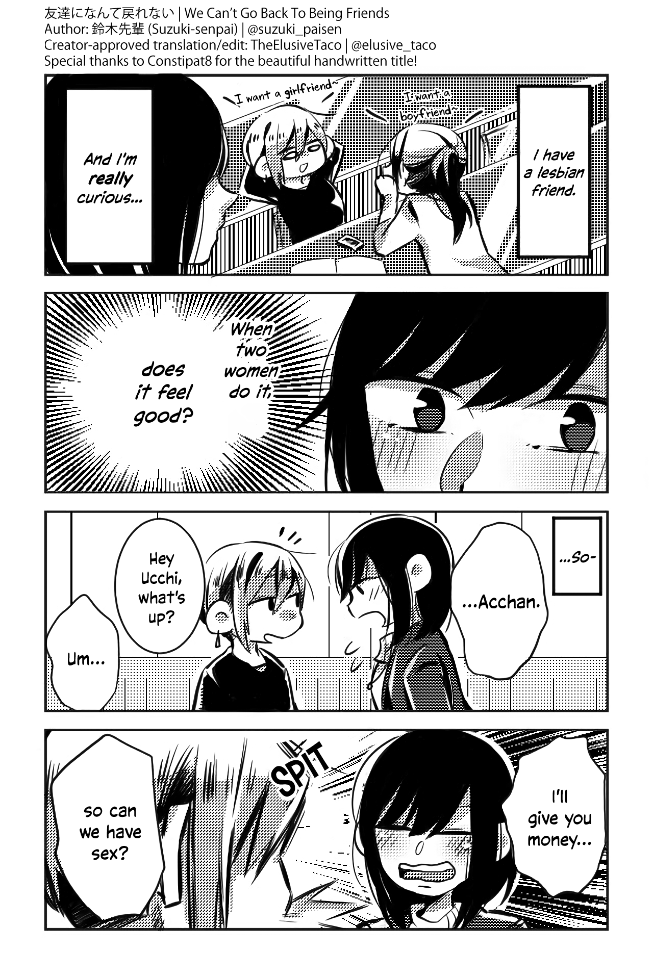 We can't go back to being friends | Tomodachi ni nante modorenai page 2 full