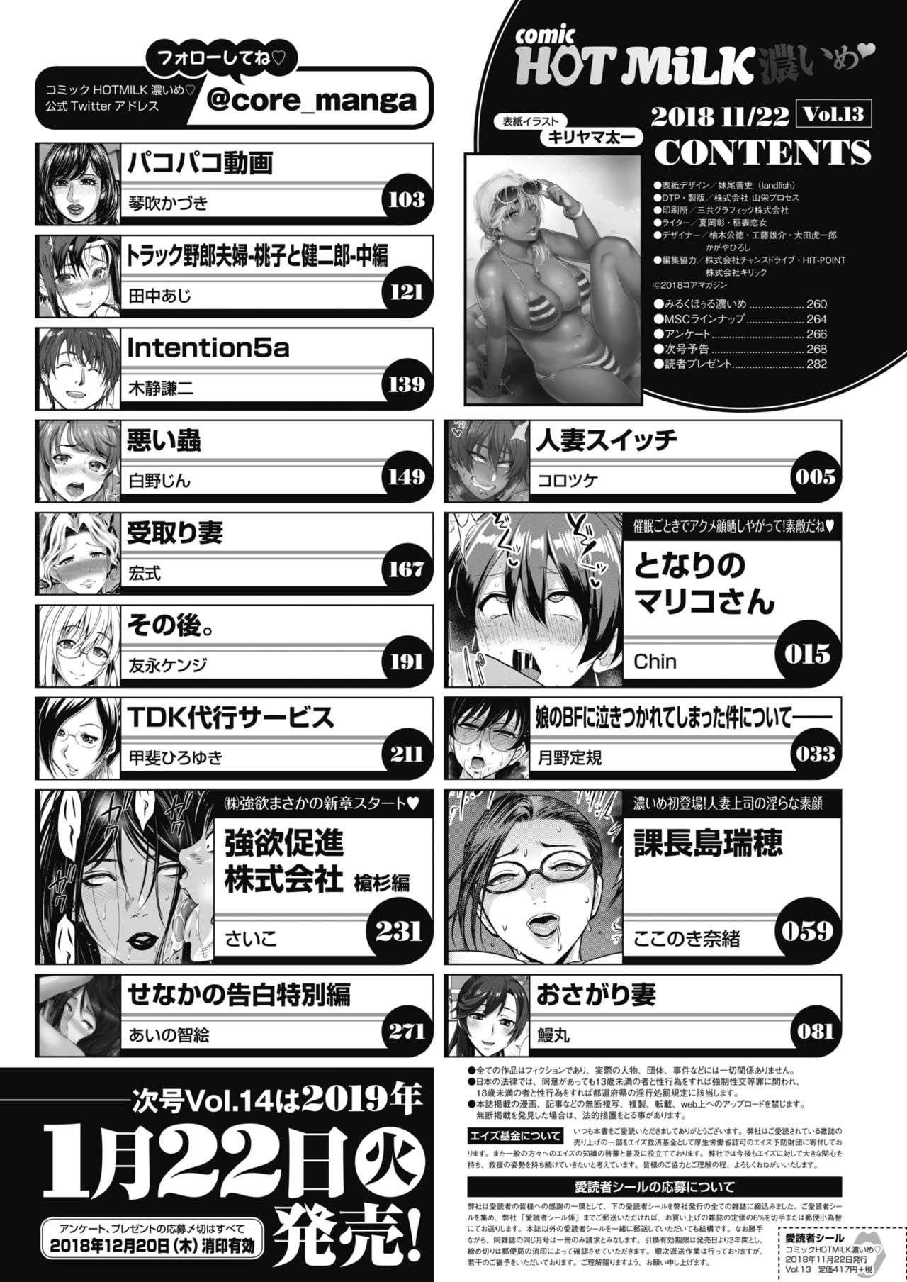 COMIC HOTMiLK Koime Vol. 13 page 3 full