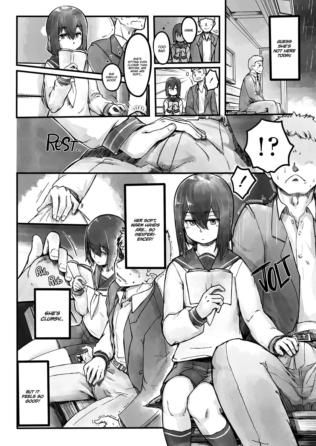 Ame no Hi no Nagaisu de | On a Bench, On a Rainy Day   =White Symphony= page 4 full