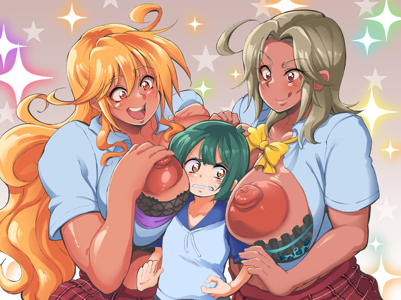 Bakunyuu Kuro Gal OneShota Ecchi page 4 full