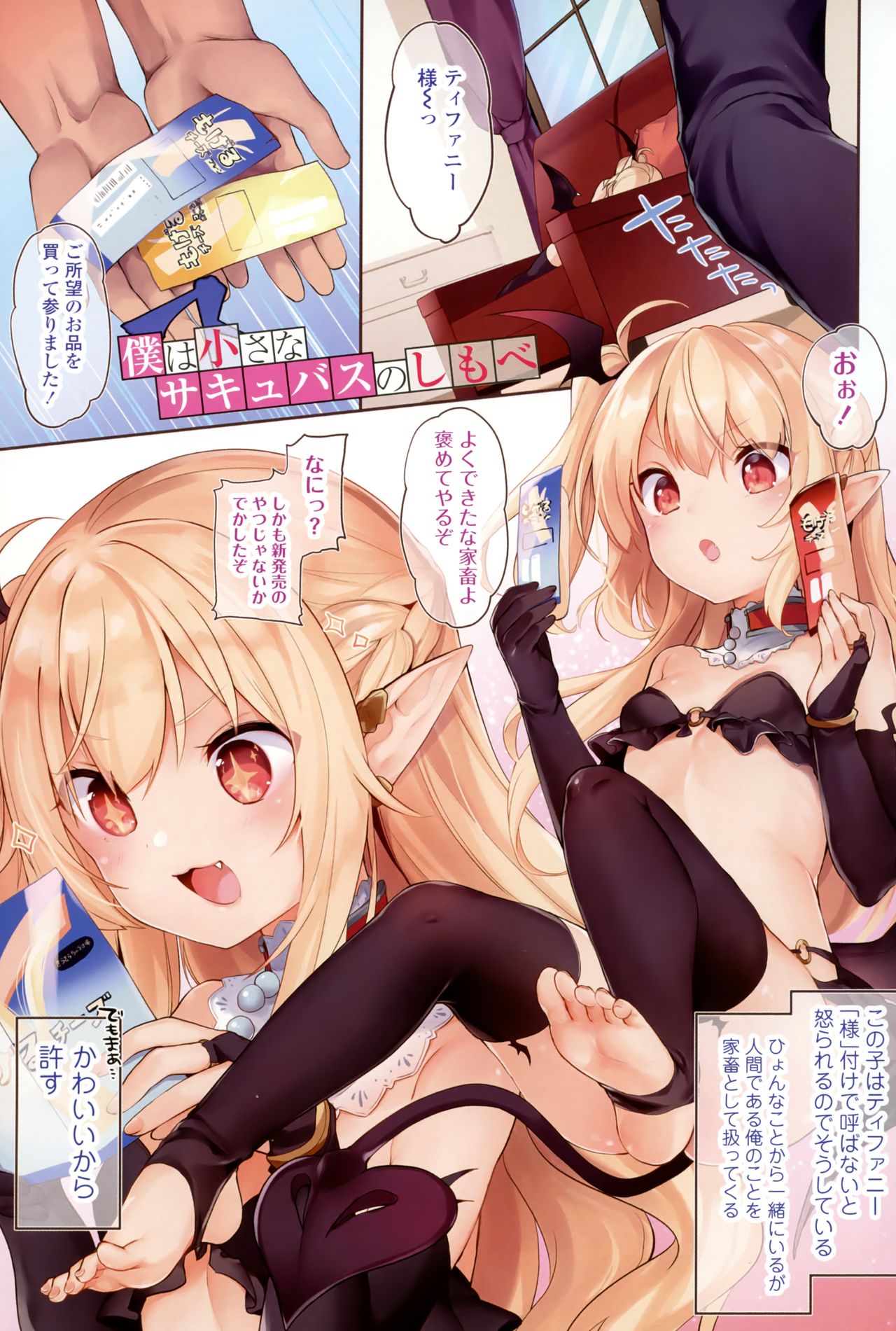 Boku wa Chiisana Succubus no Shimobe - I am a slave of a small succubus page 4 full