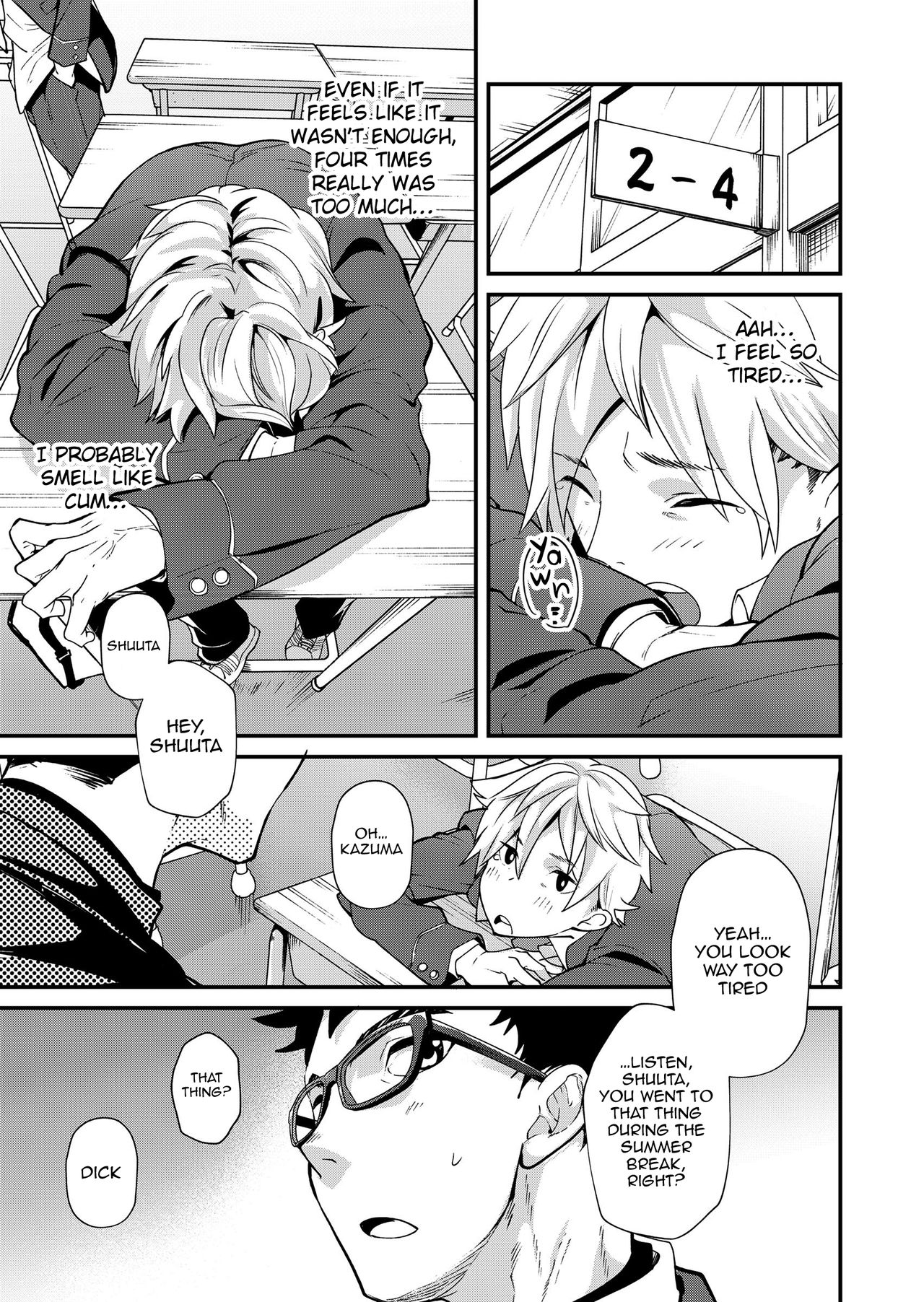 Emuken 2 Danshi Yonin Warikan Ecchi! page 8 full