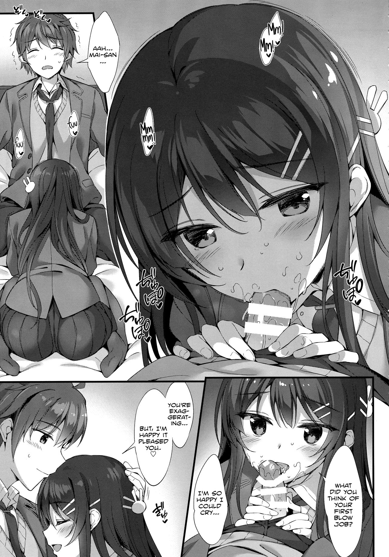 Mai Senpai to Ichatsukitai | I Want to Flirt With Mai-senpai page 8 full