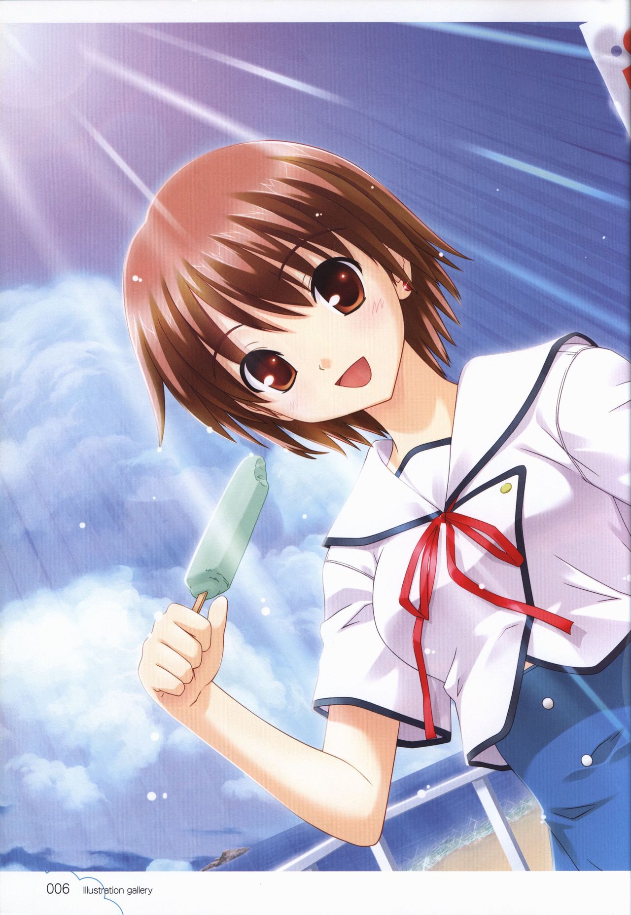 Kono Aozora ni Yakusoku official artbook page 7 full