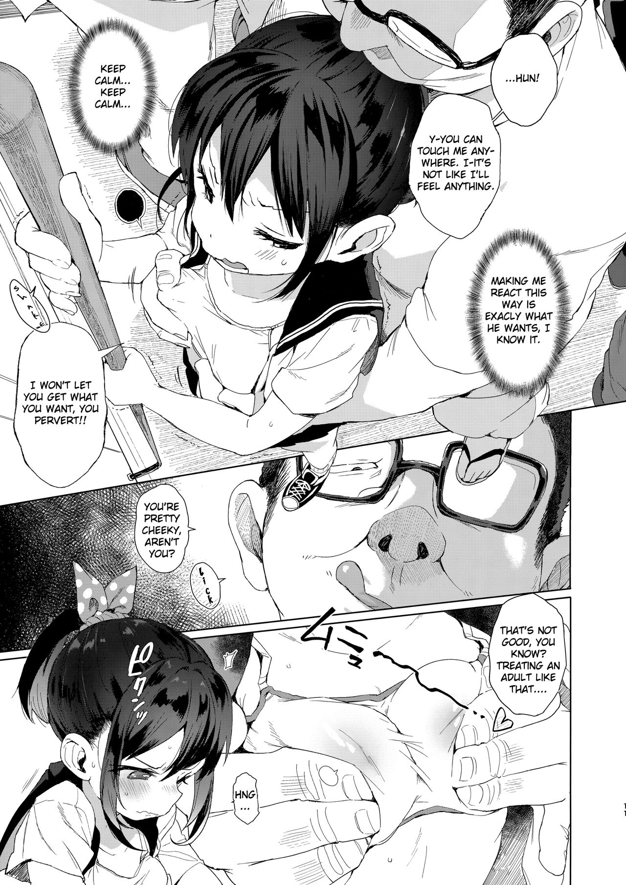 JC Chikan de Seikyouiku + Kaijou Gentei Omakebon | Molesting a grade schooler for sex education page 9 full