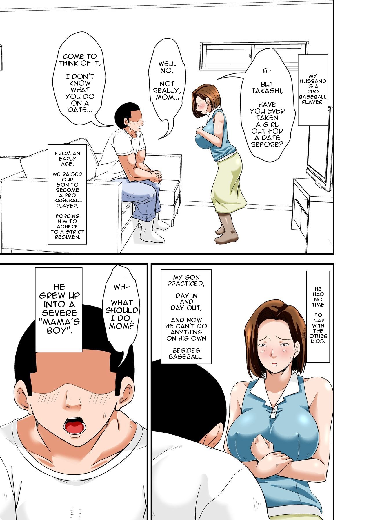 Mama de Sex no Renshuu Shinasai! | Sex Practice with Mom! page 3 full
