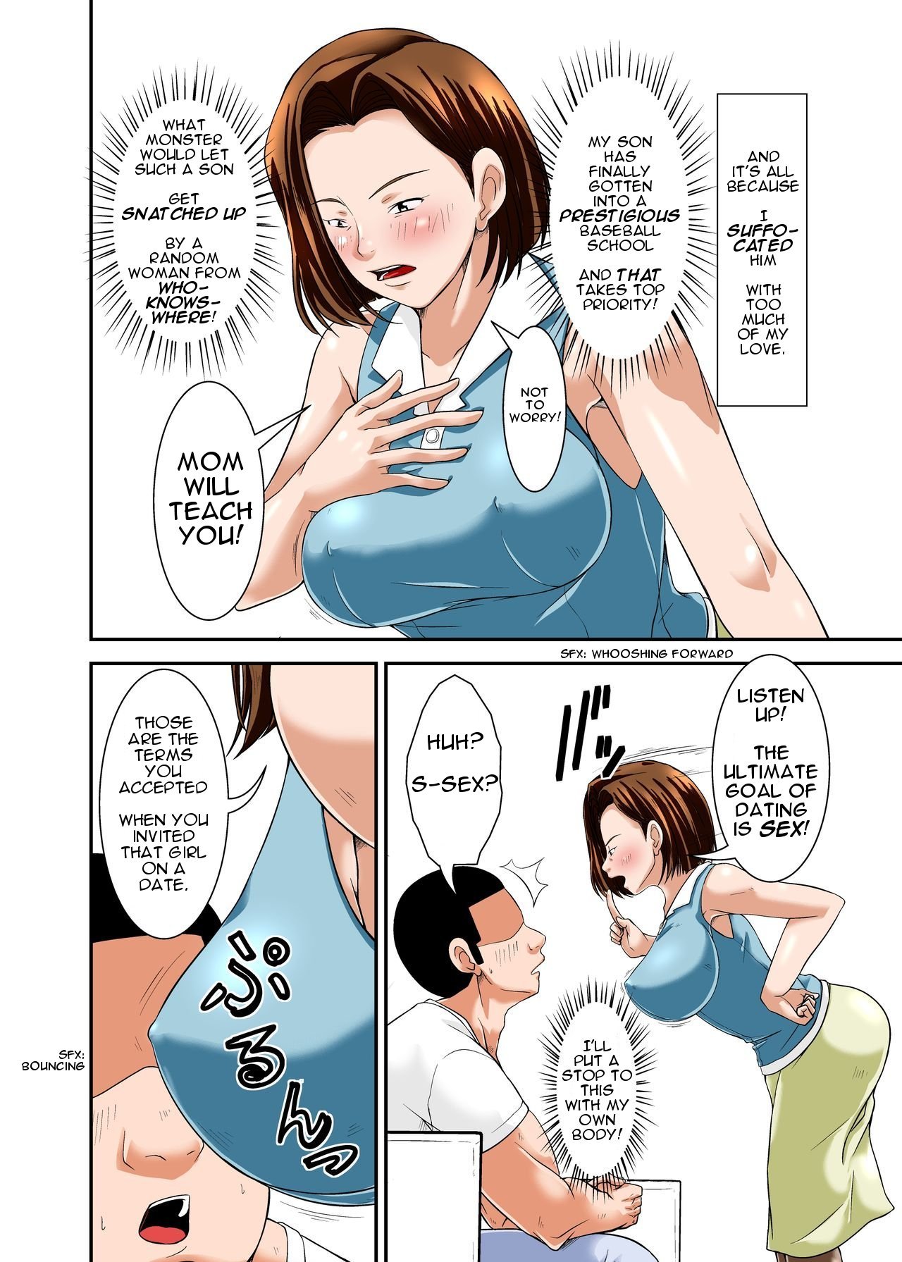 Mama de Sex no Renshuu Shinasai! | Sex Practice with Mom! page 4 full