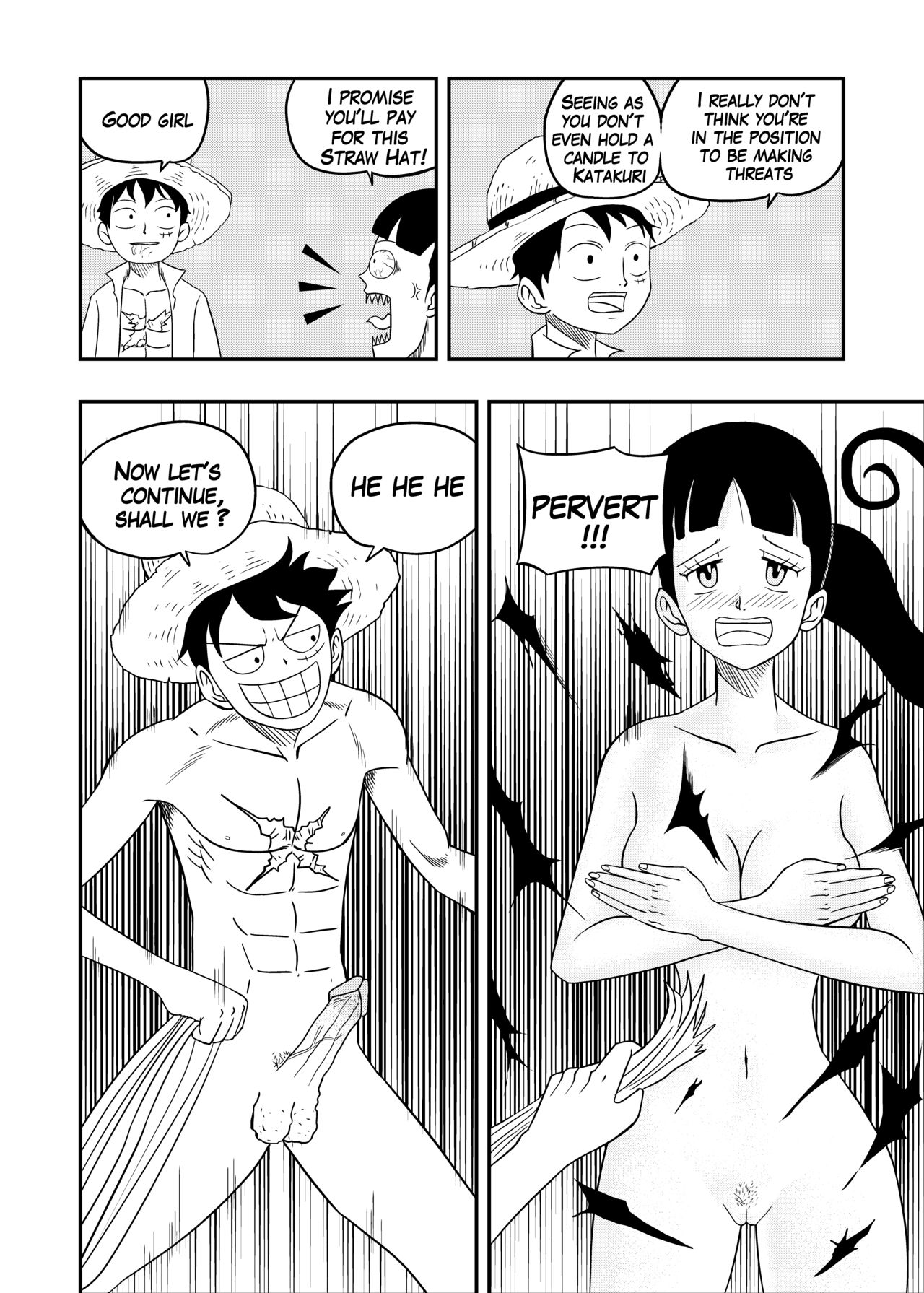Charlotte Flampe x Luffy page 7 full