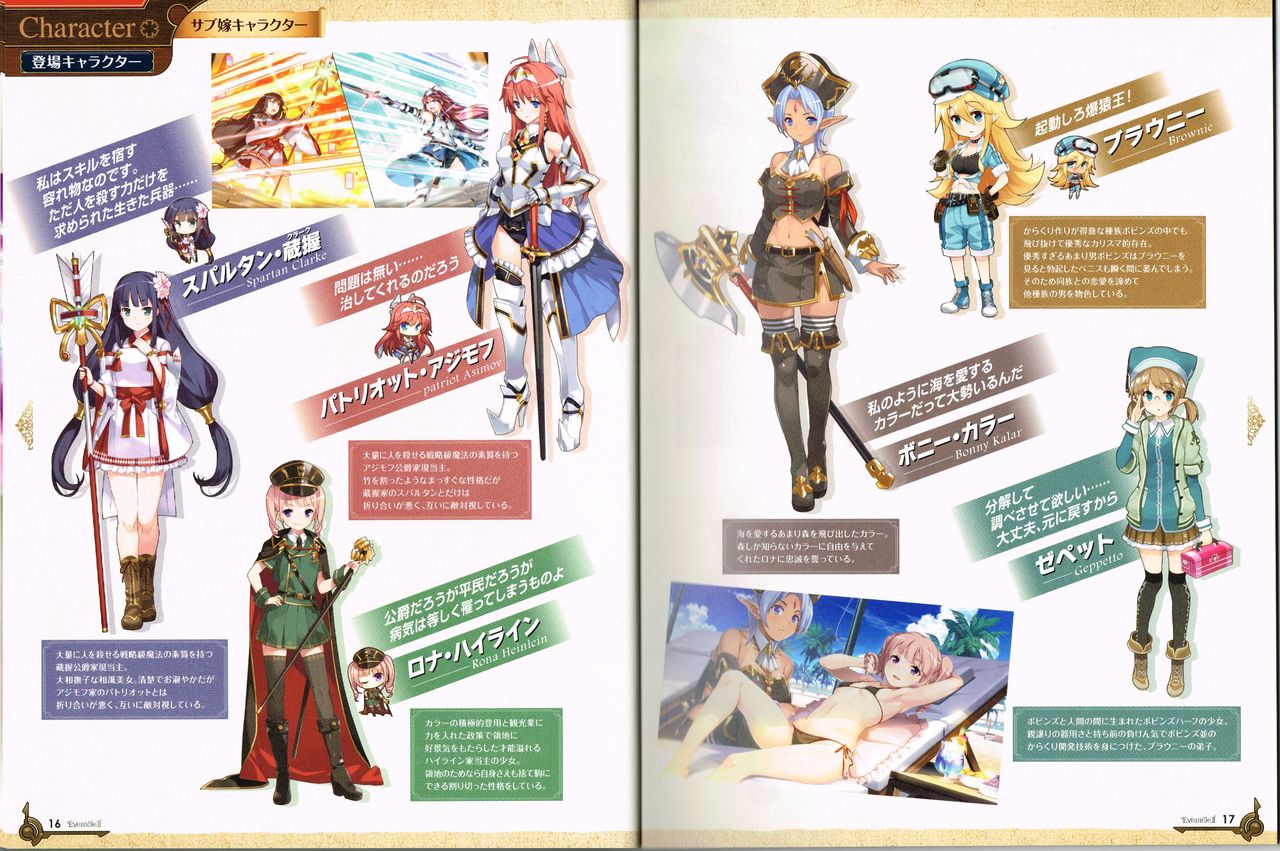 Evenicle 2 Settei Shiryou Rough Gashuu page 9 full