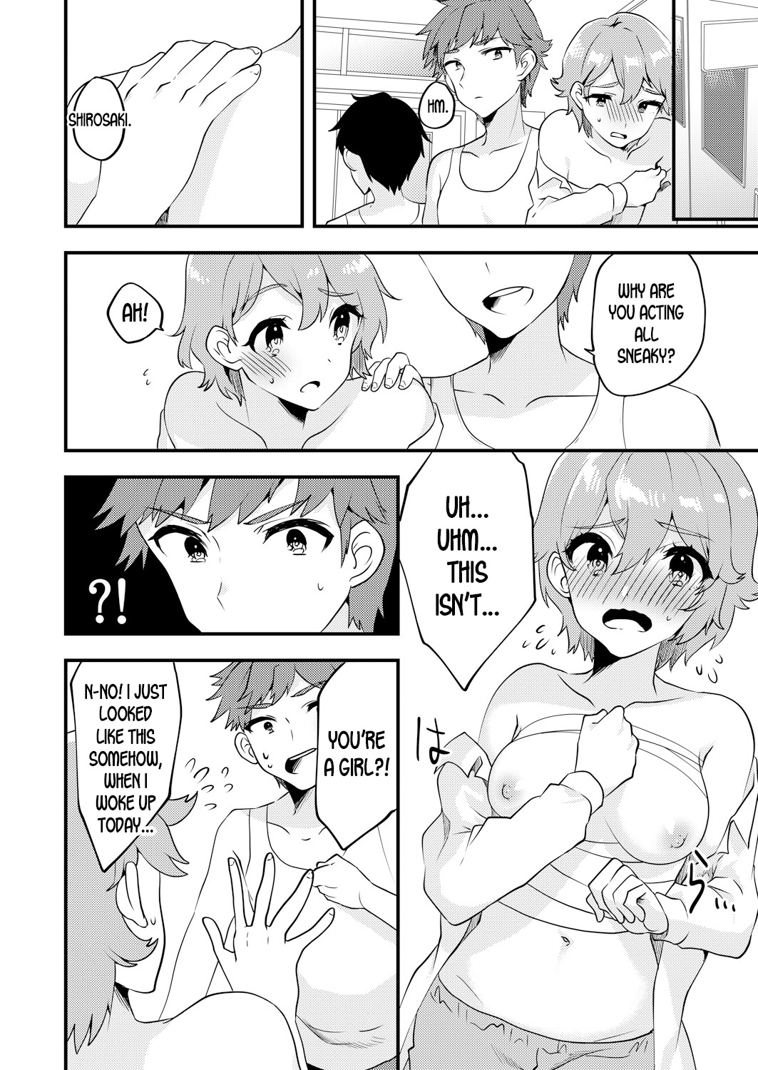 Nyotaika Kyoudai ~Kyoudai de Oppai no Yawarakasa ga Chigau tte Honto!?~ page 9 full