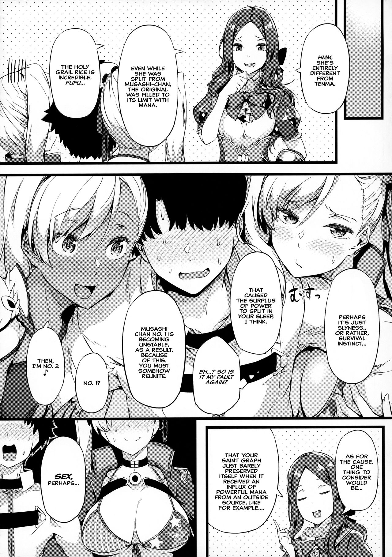 Iza Mankai! Kouhaku Yoridori Chichi Zakura page 4 full