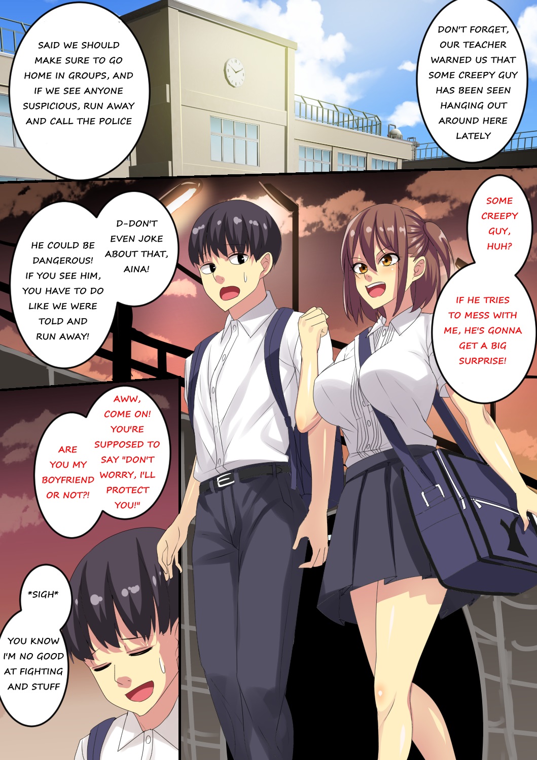 Ima Boku no Me no Mae de Kanojo ga Goukanma ni Boukou Saretemasu... | I'm Watching My Girlfriend Get Violated By a Sadistic Rapist... page 2 full